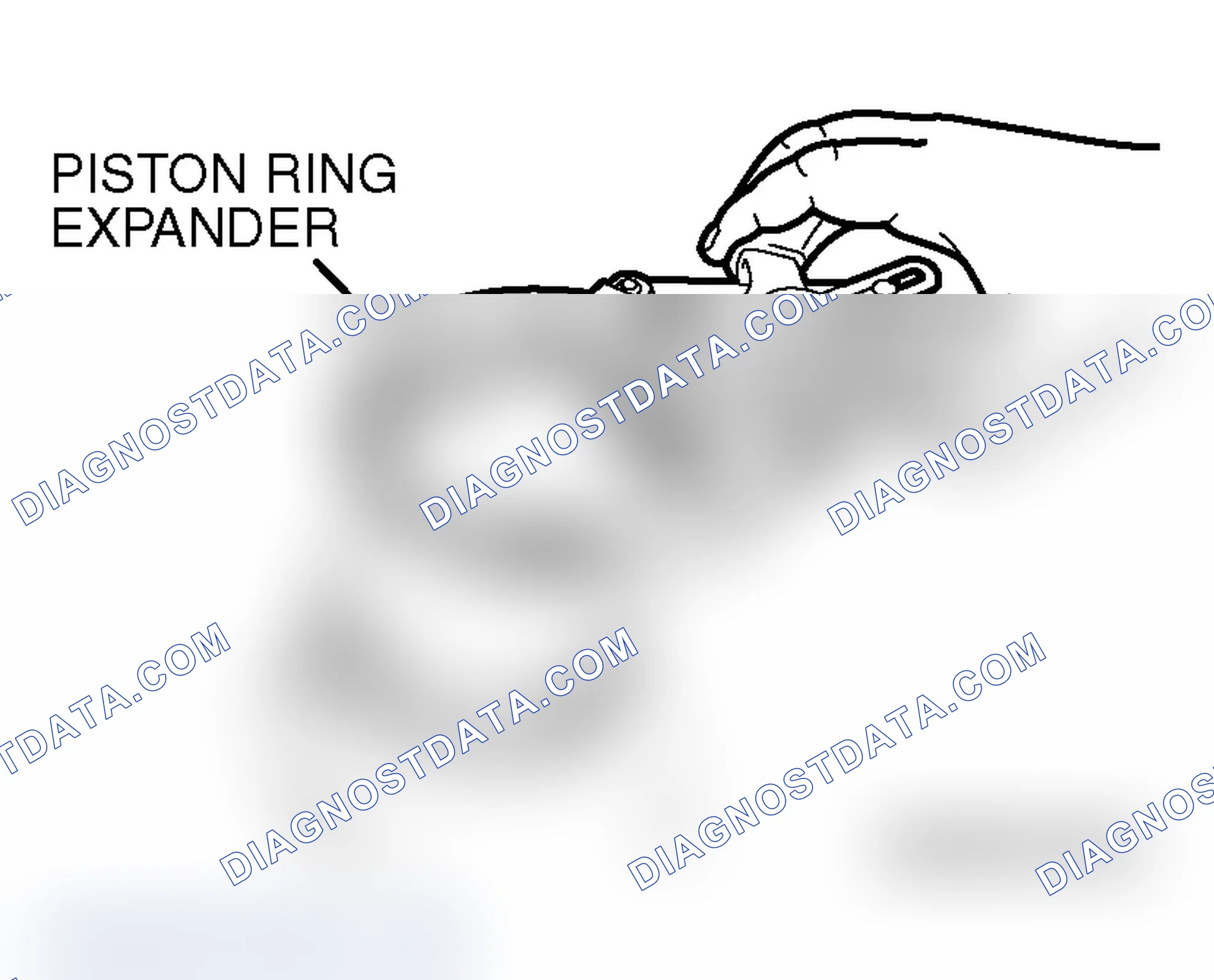 Scheme 517: >>C<< PISTON RING NUMBER 2/PISTON RING NUMBER 1 INSTALLATION
