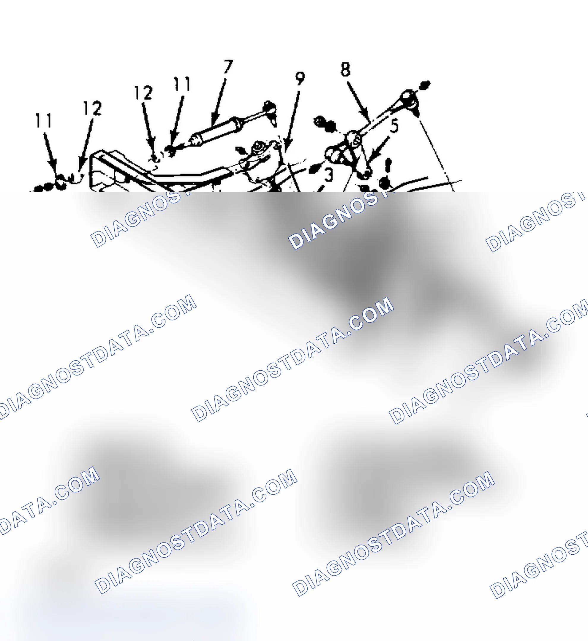 Scheme 6: View Of Steering Linkage (Commercial Van - Motorhome Chassis)