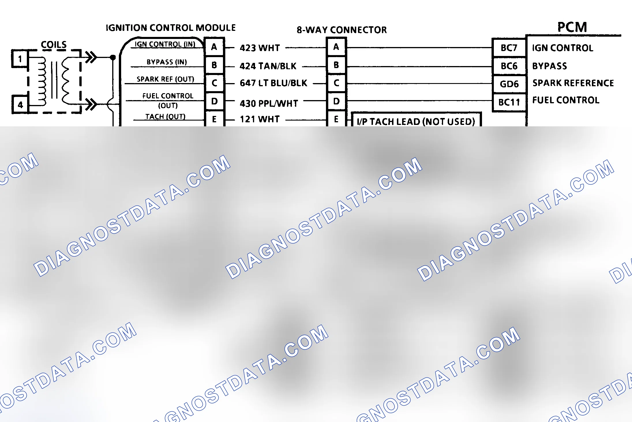 Scheme 163: Code 17 Schematic (3.8L "E" Body) RPM Signal Problem