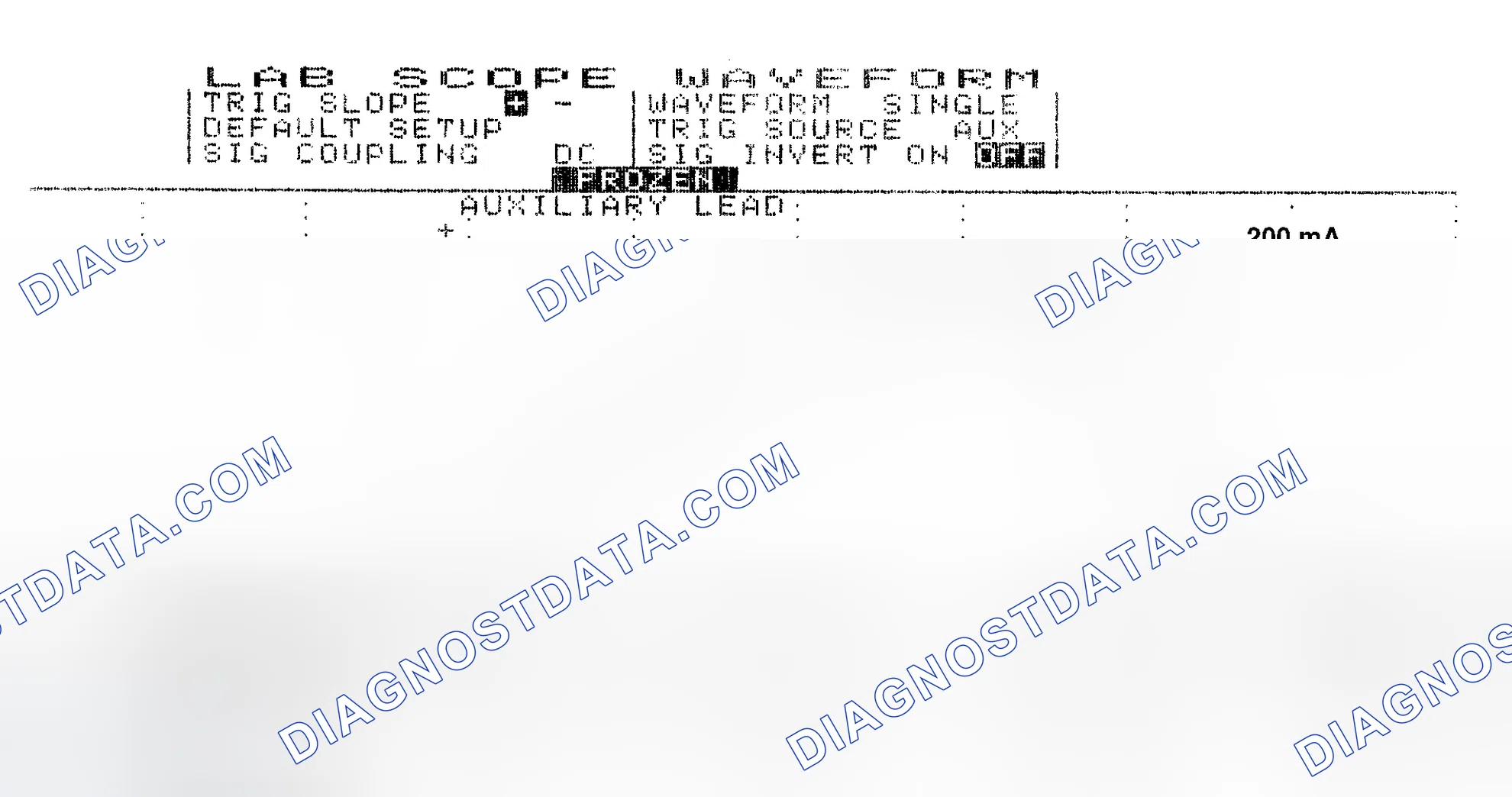 Scheme 13: Single Injector w/Normal Current Flow - Current Pattern