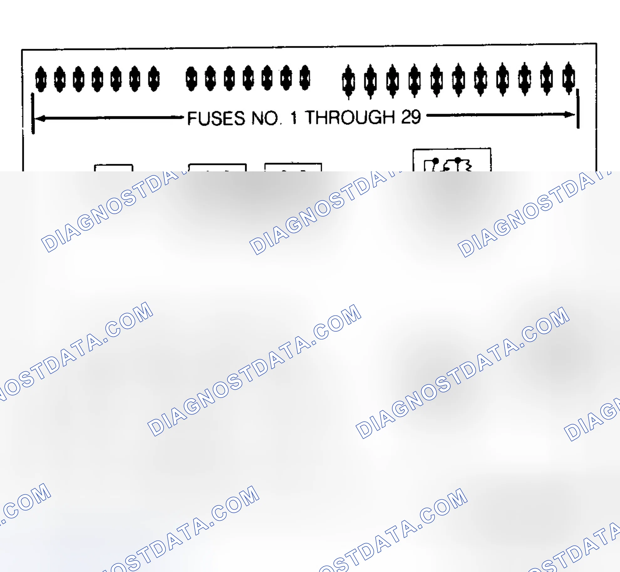 Scheme 3: FRONT FUSE & RELAY PANEL IDENTIFICATION (1988-93)