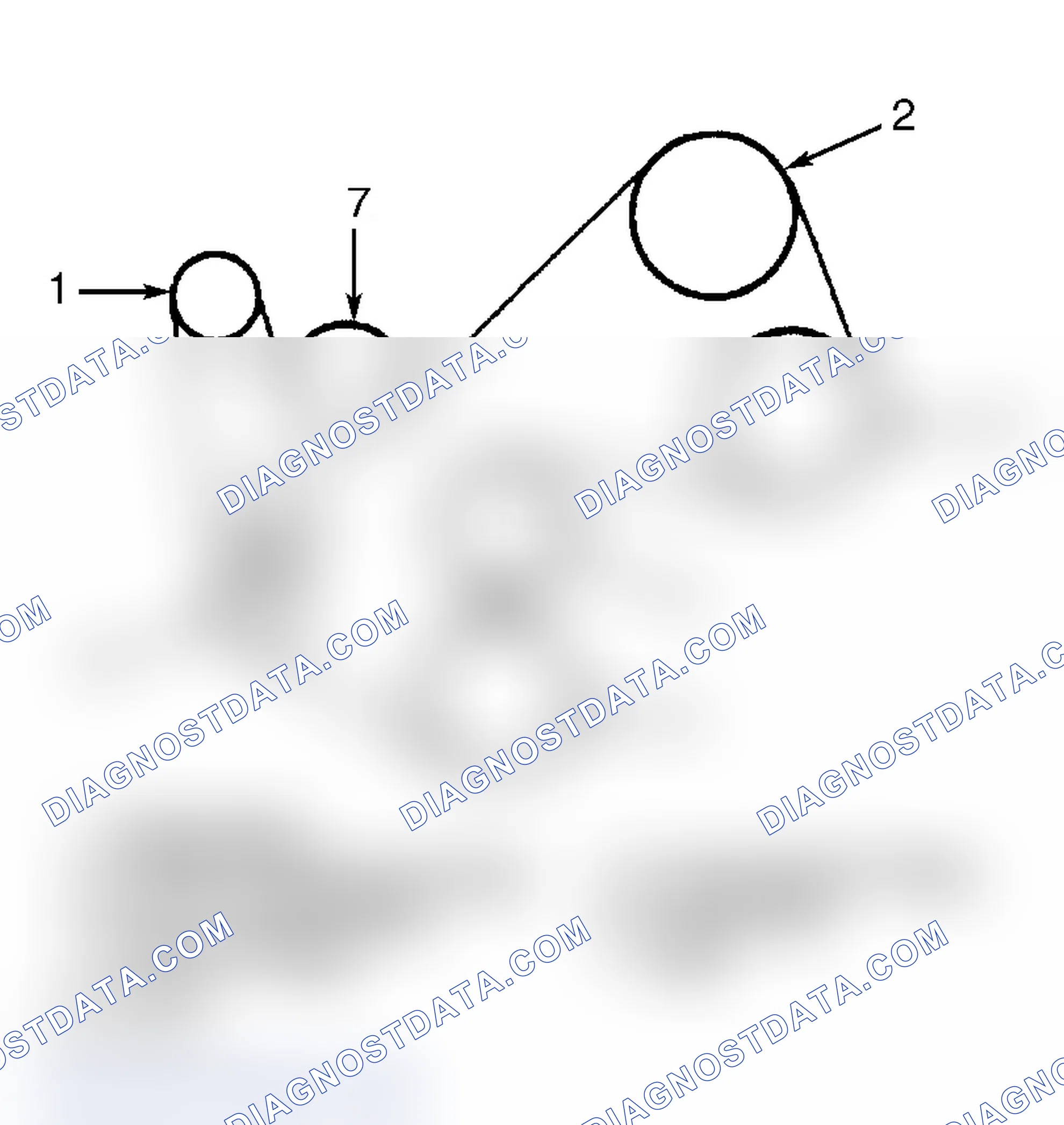 Scheme 22: Drive Belt Routing (4.0L Explorer, Moutaineer & Ranger)