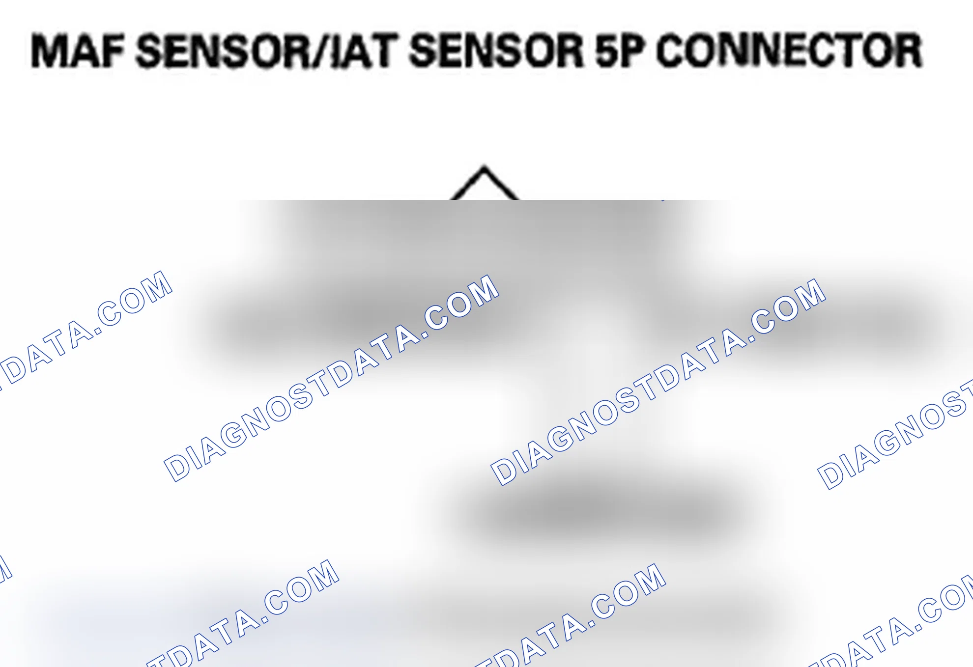 Scheme 372: DTC P0113: IAT Sensor Circuit High Voltage
