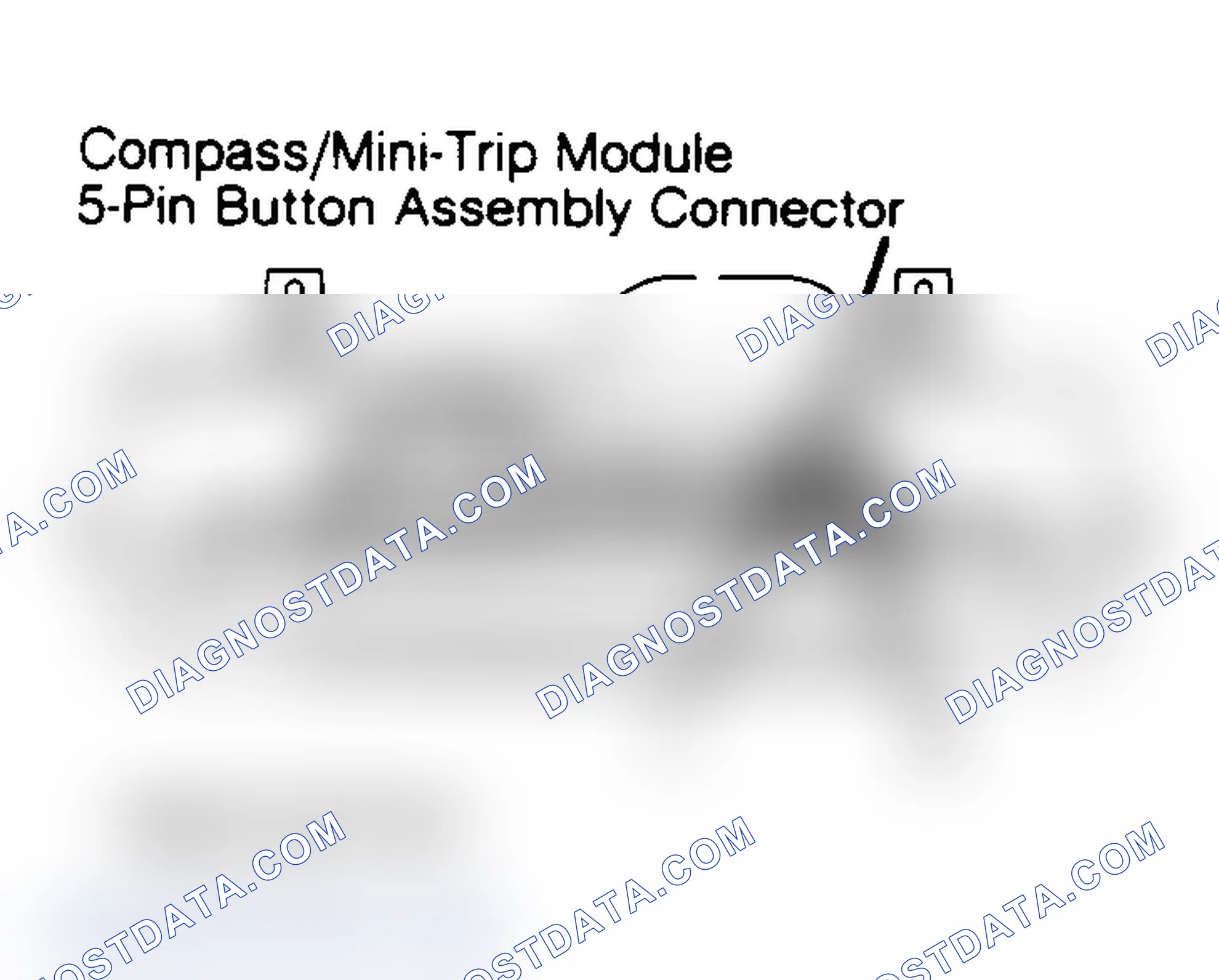 Scheme 107: TEST 6C - Diagnosing Blank Screen/Buttons On Compass/Mini-Trip Module