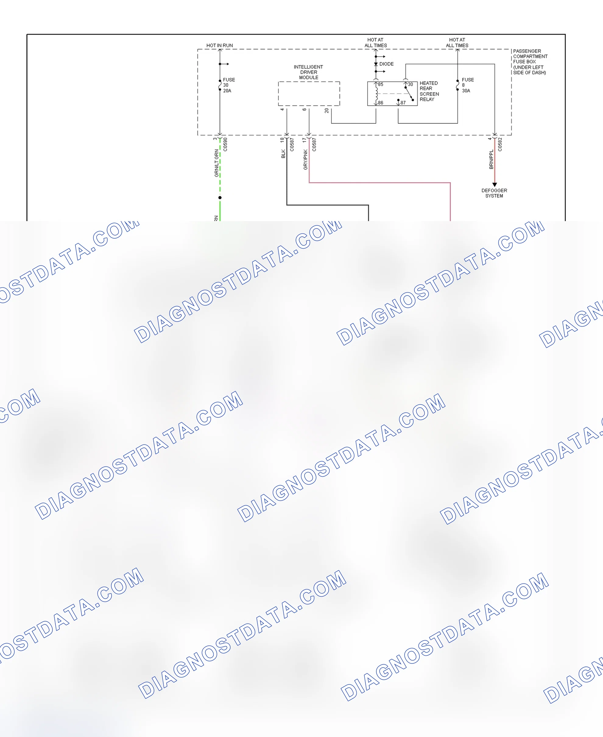 Scheme 6: Power Mirror Wiring Diagram (Discovery Series II)
