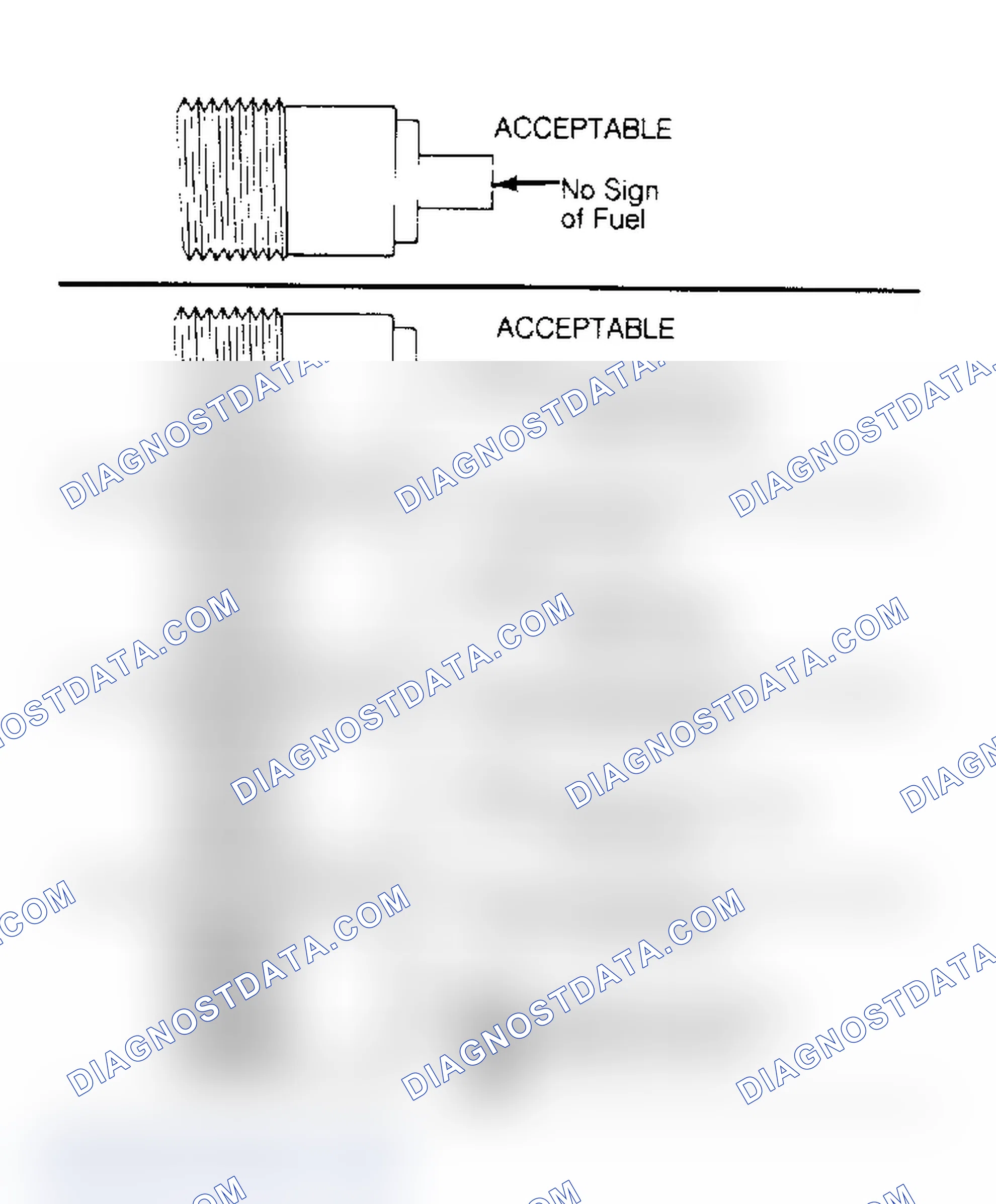 Scheme 32: Injection Nozzle Seat Tightness Check