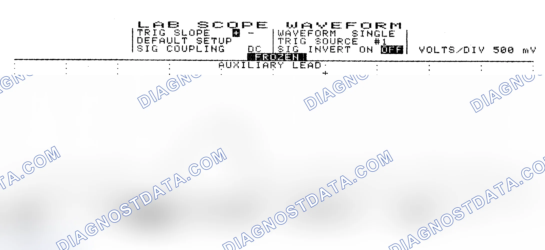 Scheme 10: Single Injector w/Excessive Current Flow - Current Pattern
