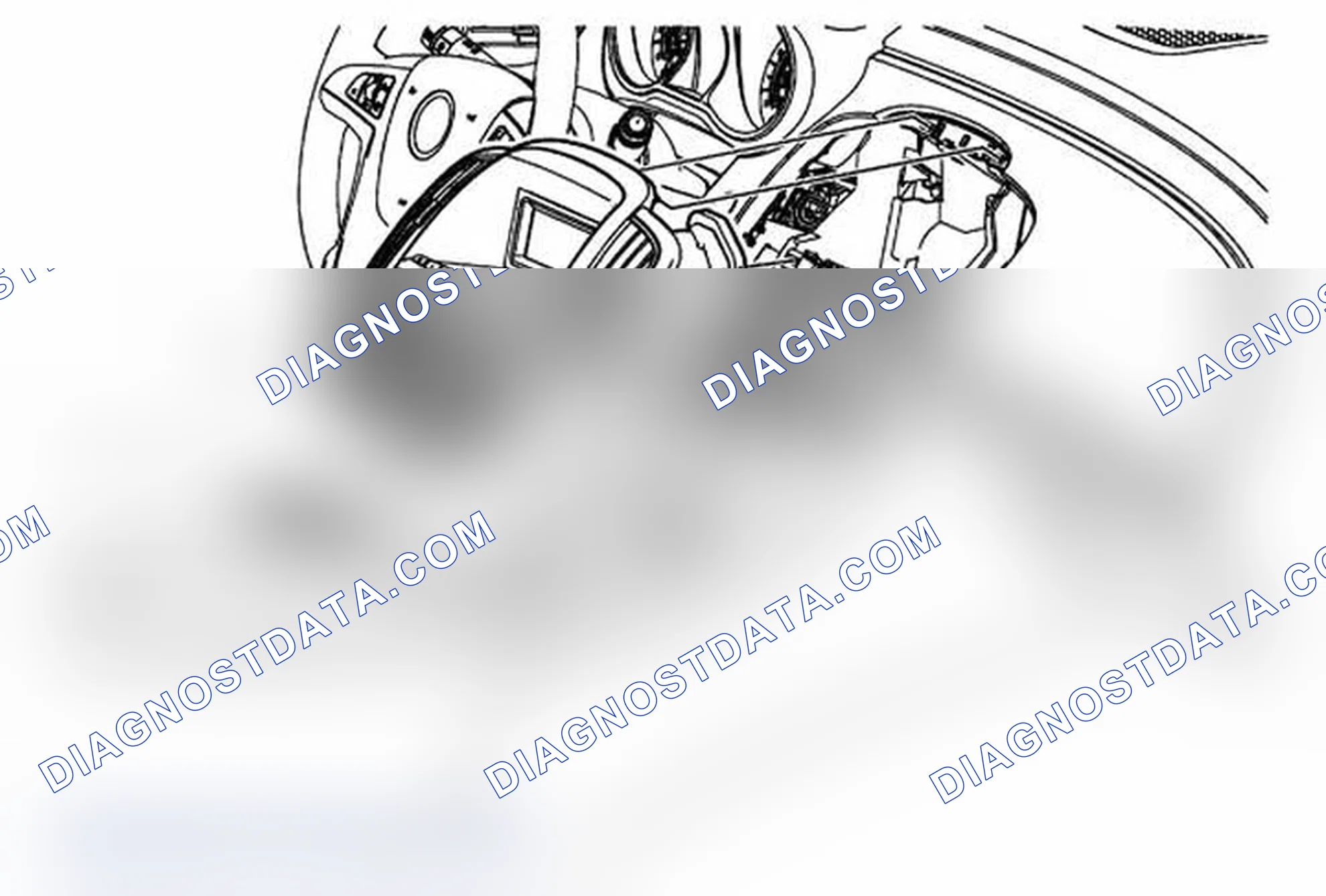 Scheme 54: Instrument Panel Upper Center Trim Panel Replacement