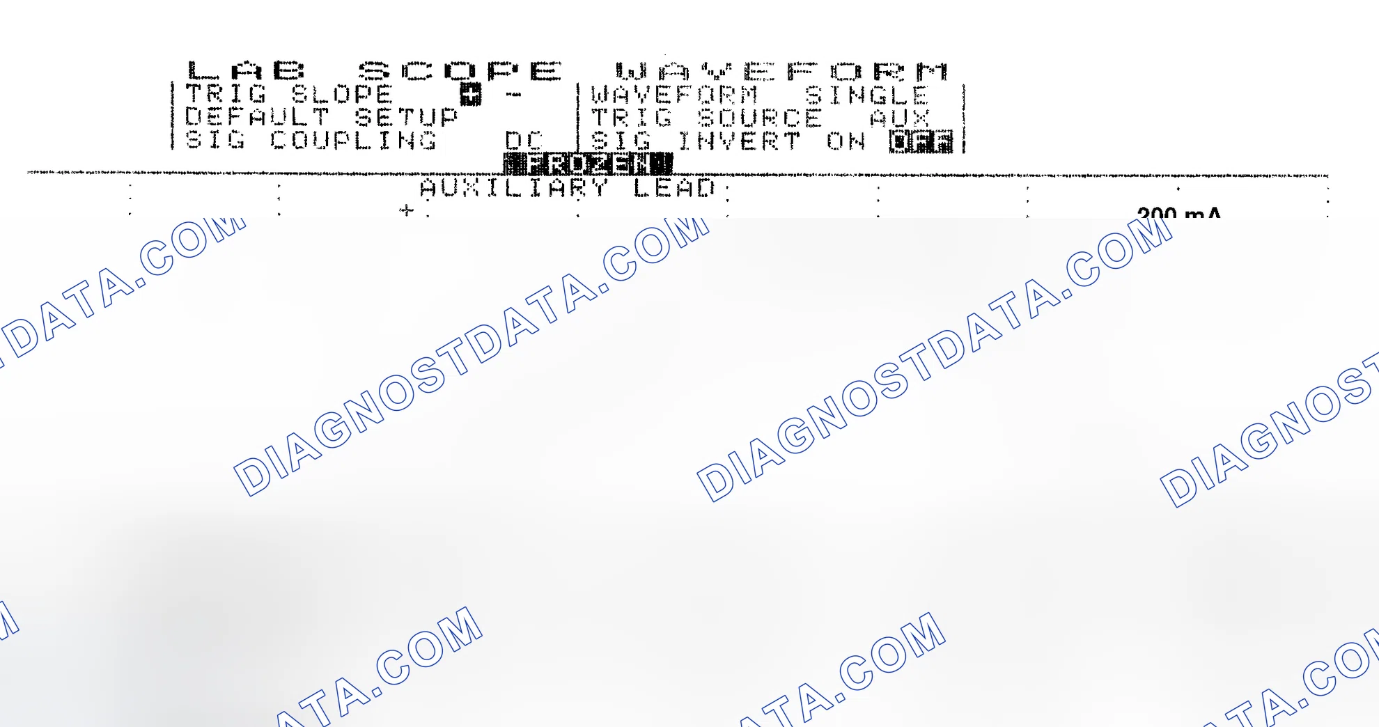 Scheme 13: Single Injector w/Normal Current Flow - Current Pattern