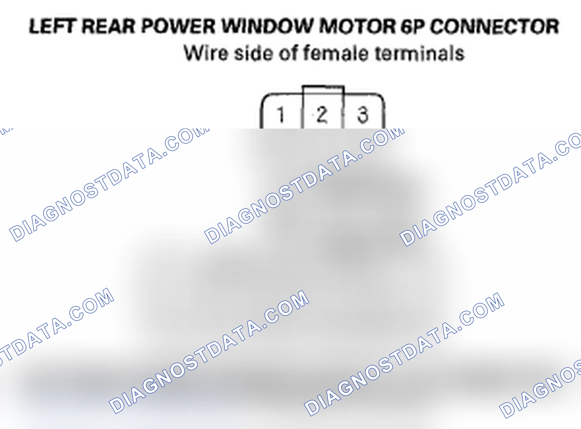 Scheme 13: DTC B1133: Left Rear Power Window Motor Pulse B Error