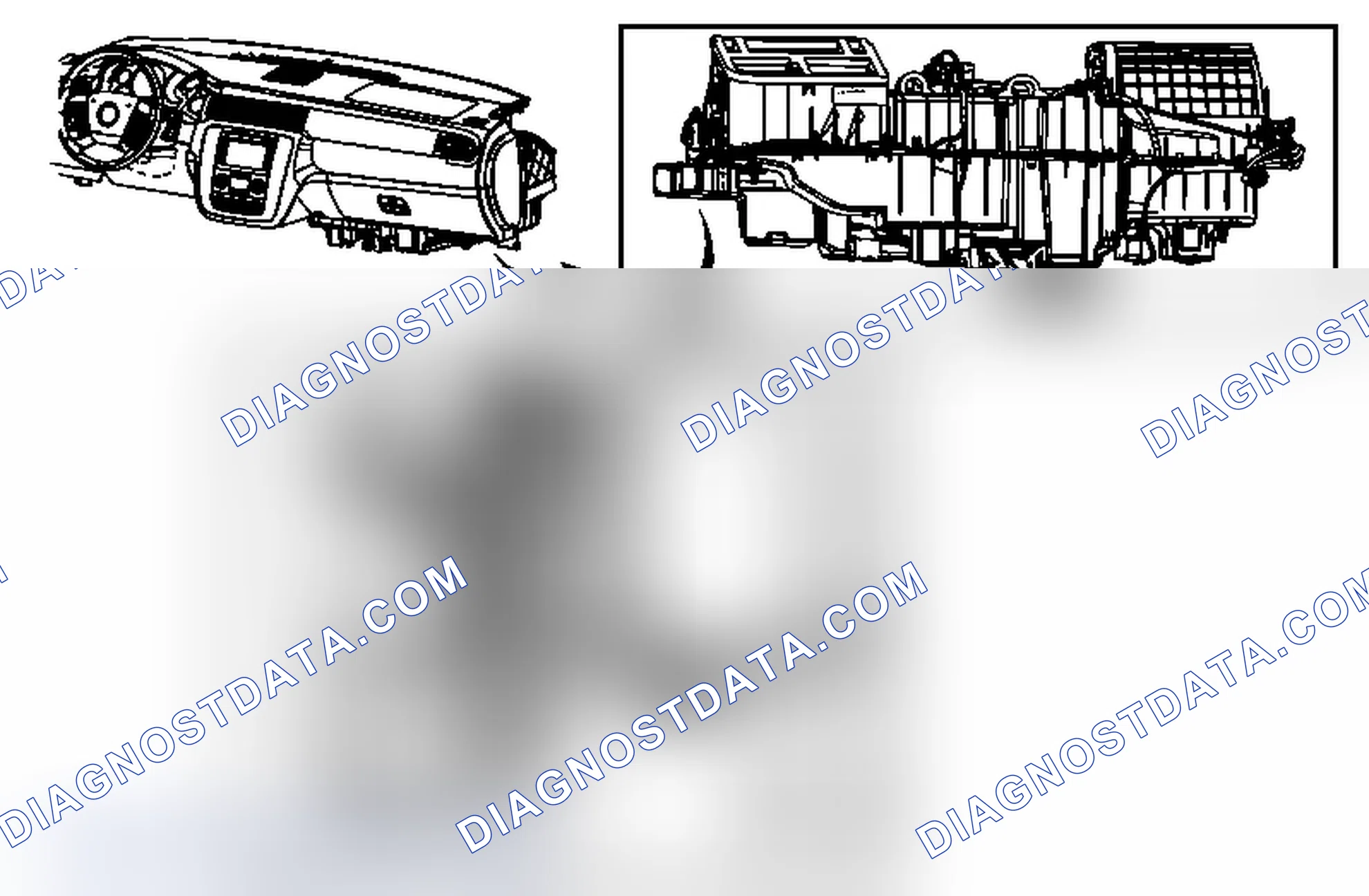 Scheme 47: Duct Air Temperature Sensor Replacement - Lower Left Side