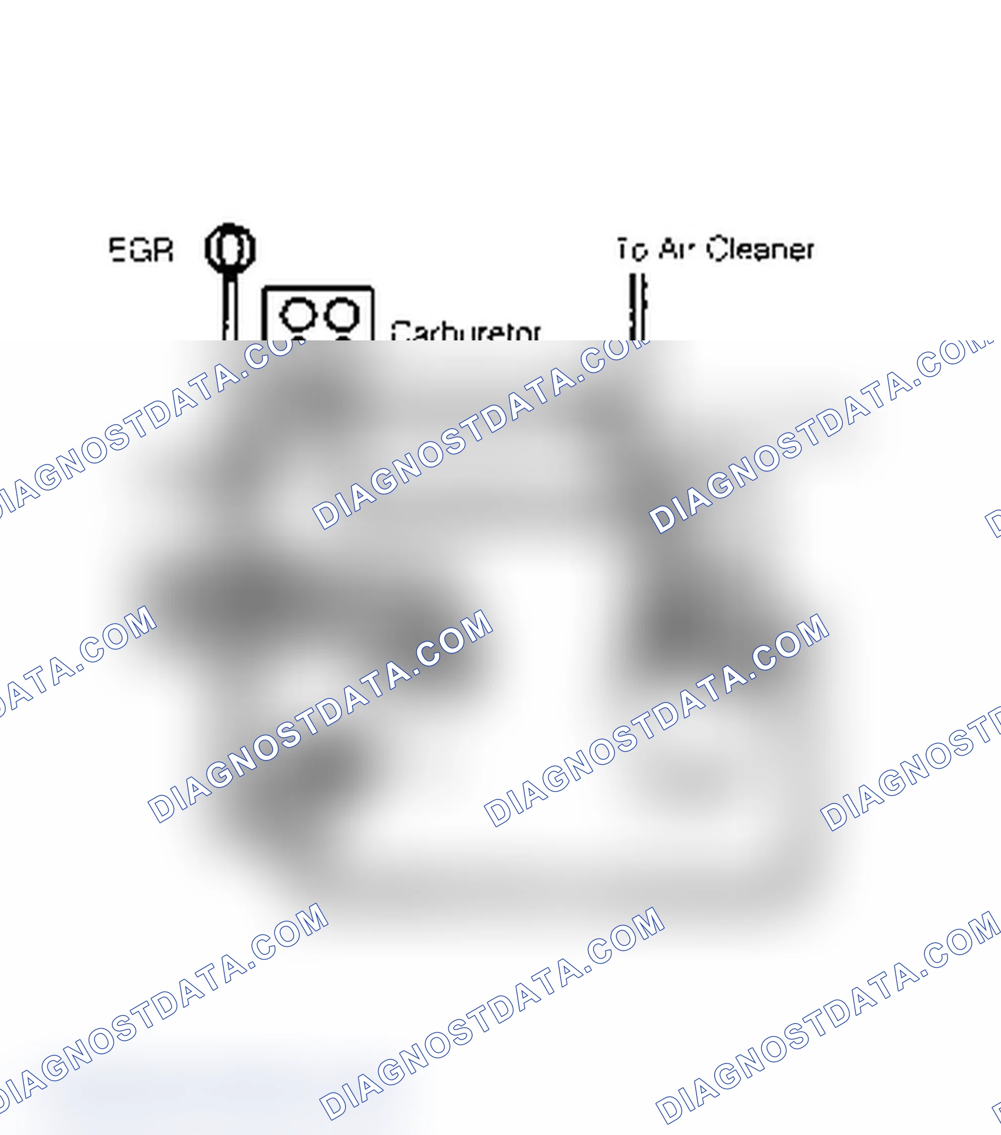 Scheme 74: Vacuum Hose Routing for Single-Canister Evaporative Control System Canister must be lowest point in system.