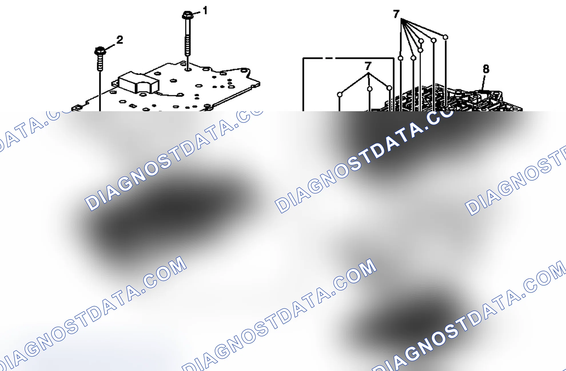 Scheme 224: Control Valve Body Assembly Disassemble