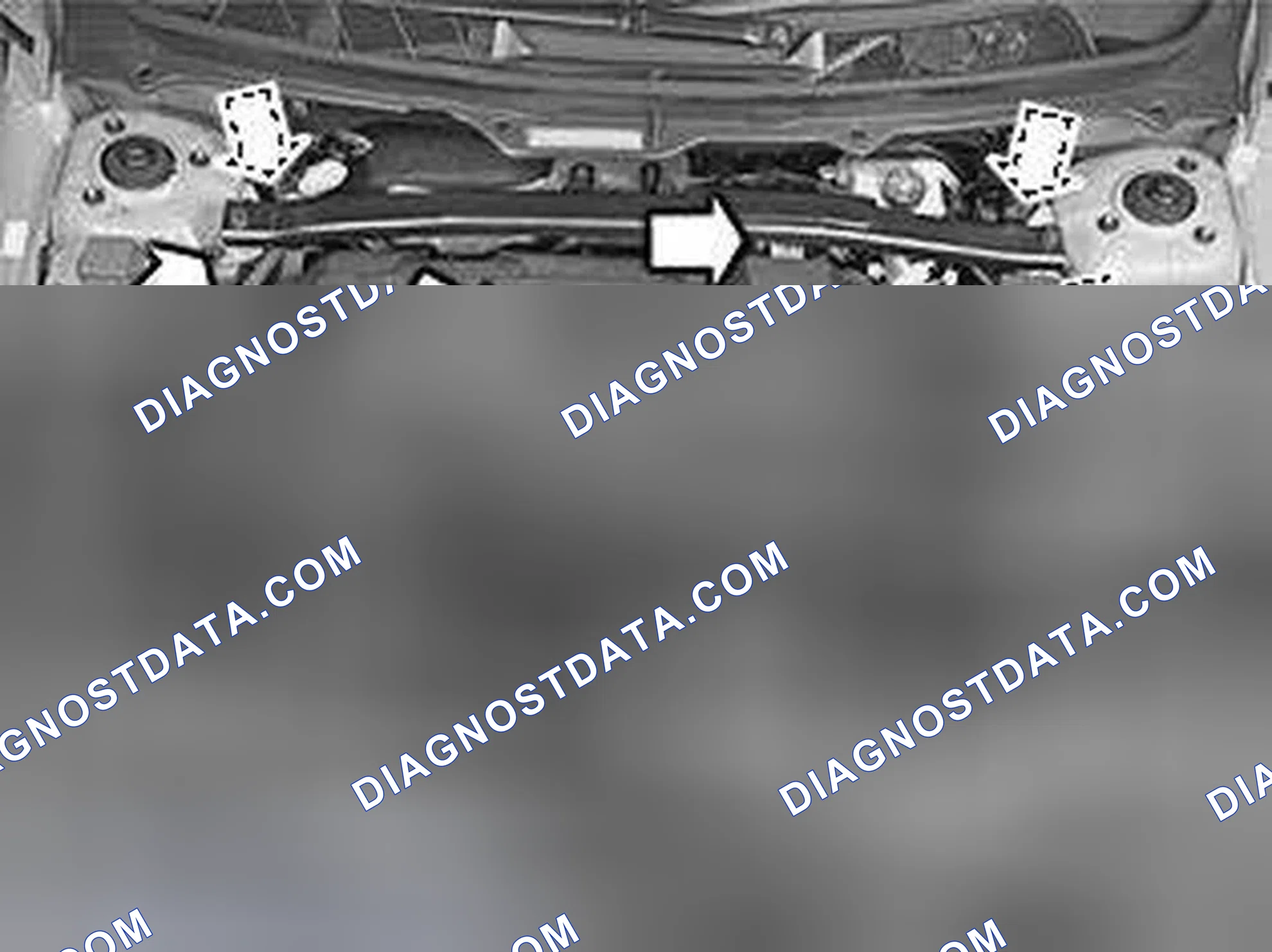 Scheme 1184: Removing engine compartment components