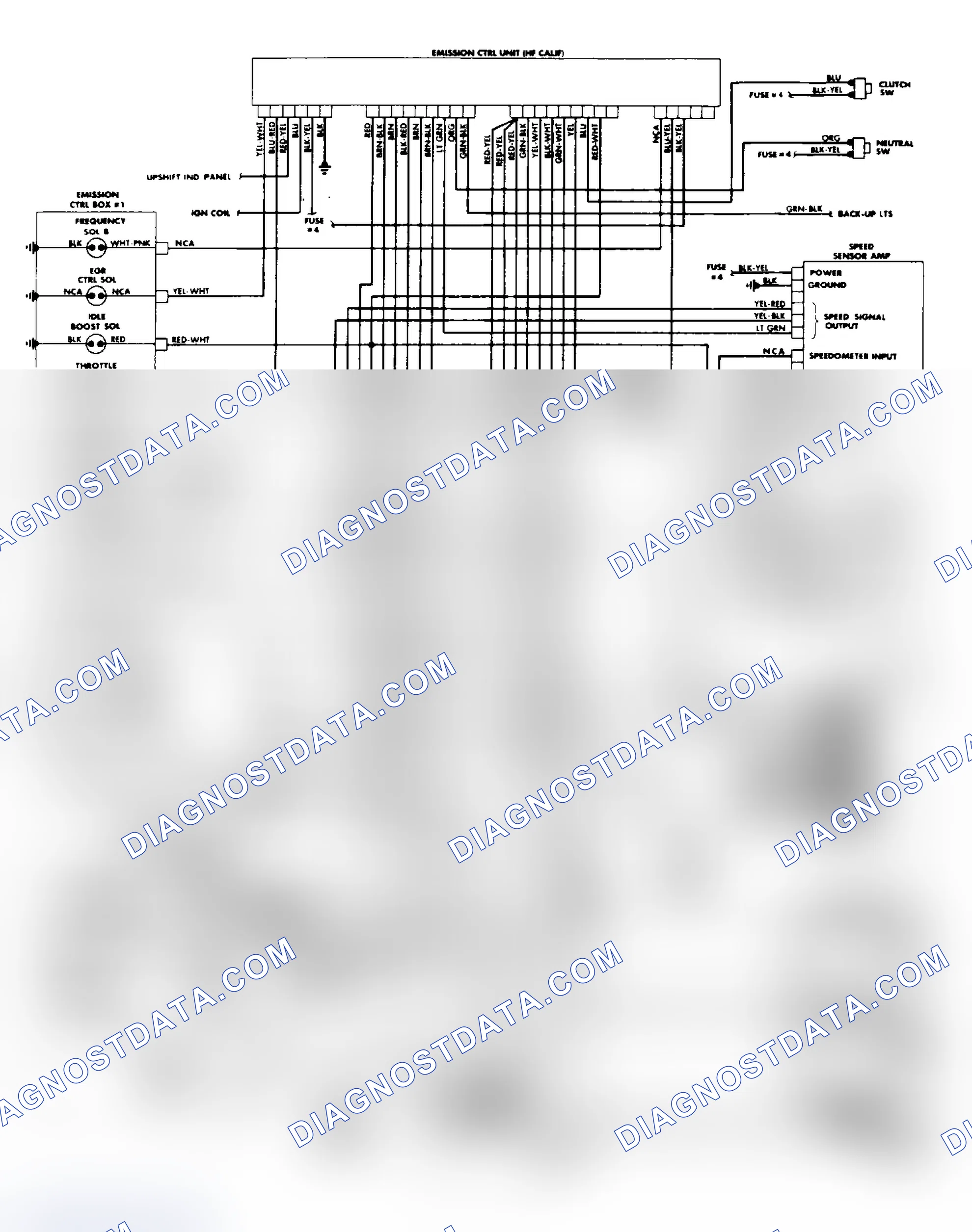 Scheme 37: Civic CRX HF California Wiring Diagram (Carburetor)