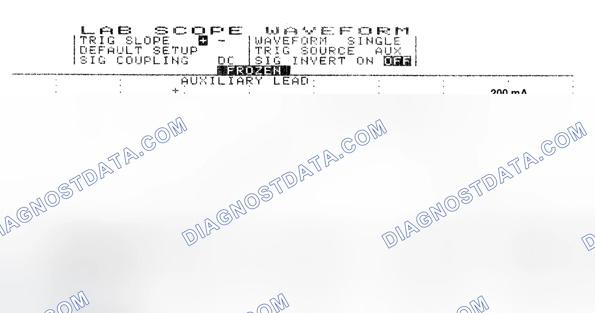 Scheme 13: Single Injector w/Normal Current Flow - Current Pattern