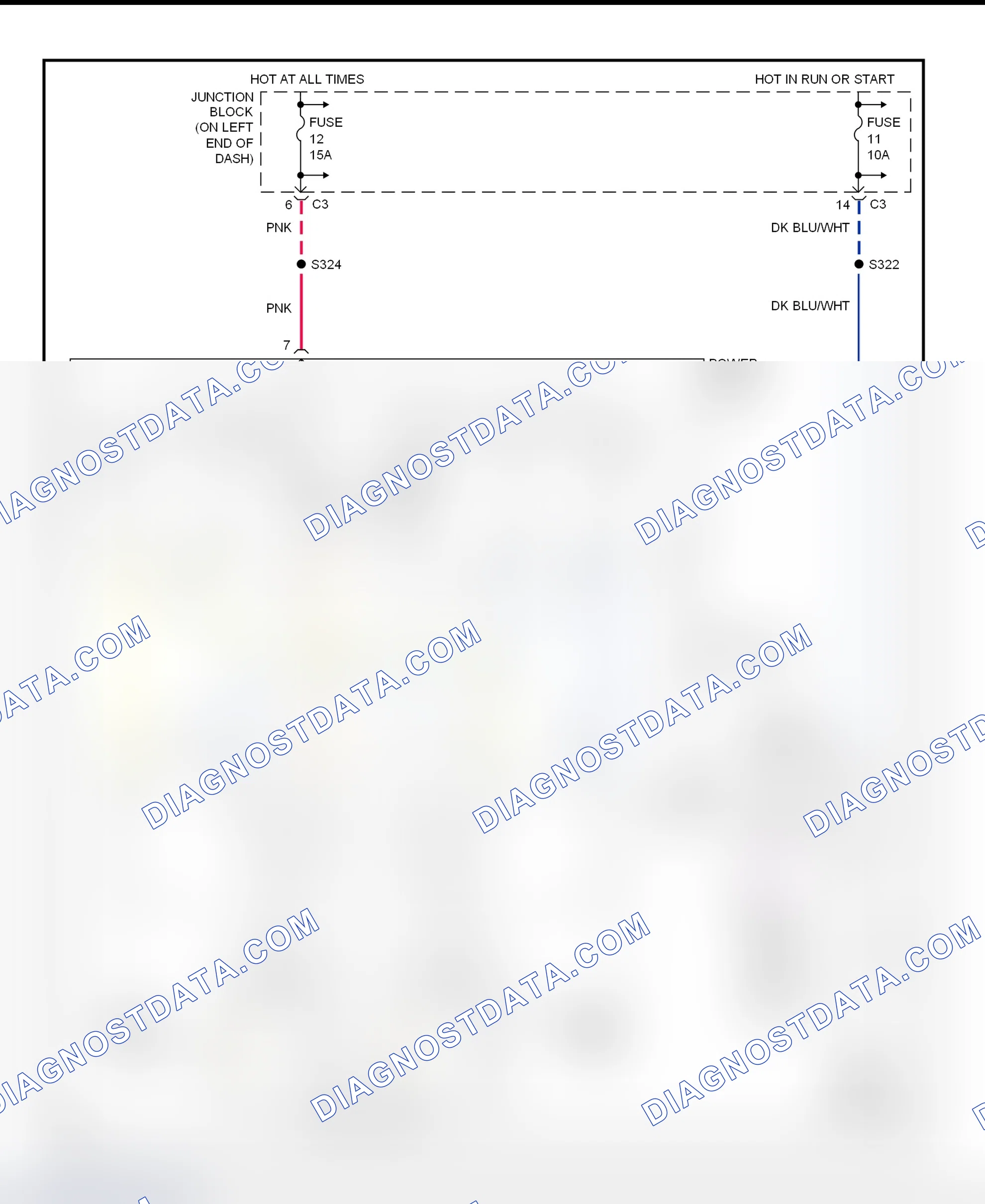 Scheme 3: Power Mirror System Wiring Diagram (Durango)