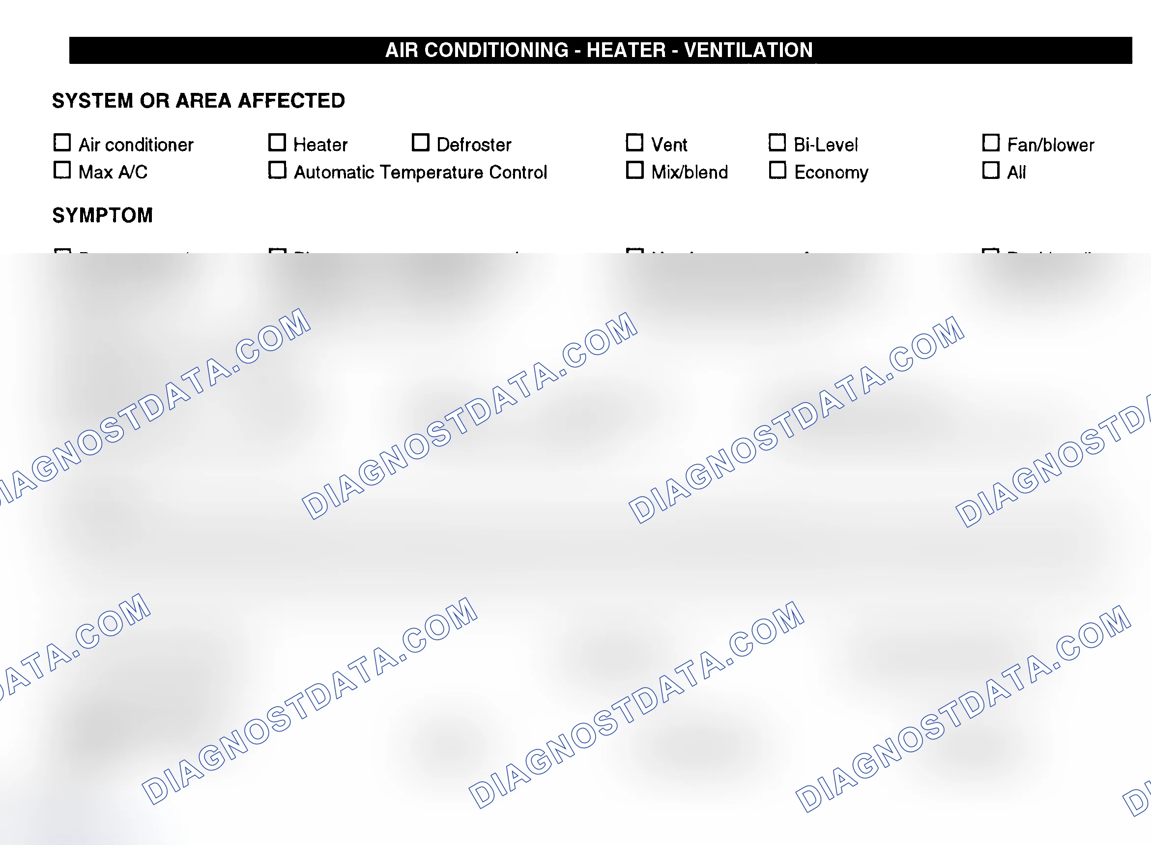 Scheme 8: Air Conditioning, Heater & Ventilation