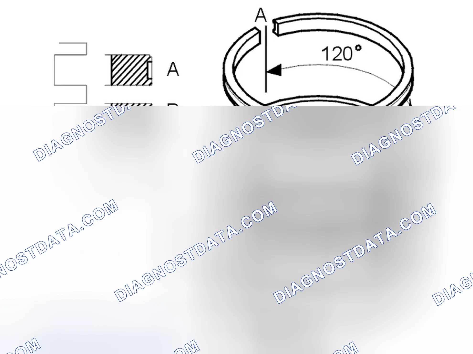 Scheme 410: Installing piston rings