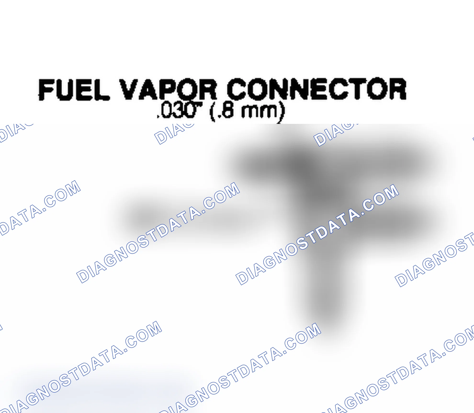 Scheme 11: FUEL VAPOR CONNECTOR