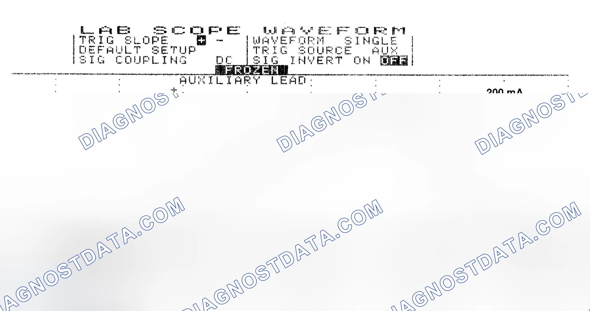 Scheme 13: Single Injector w/Normal Current Flow - Current Pattern