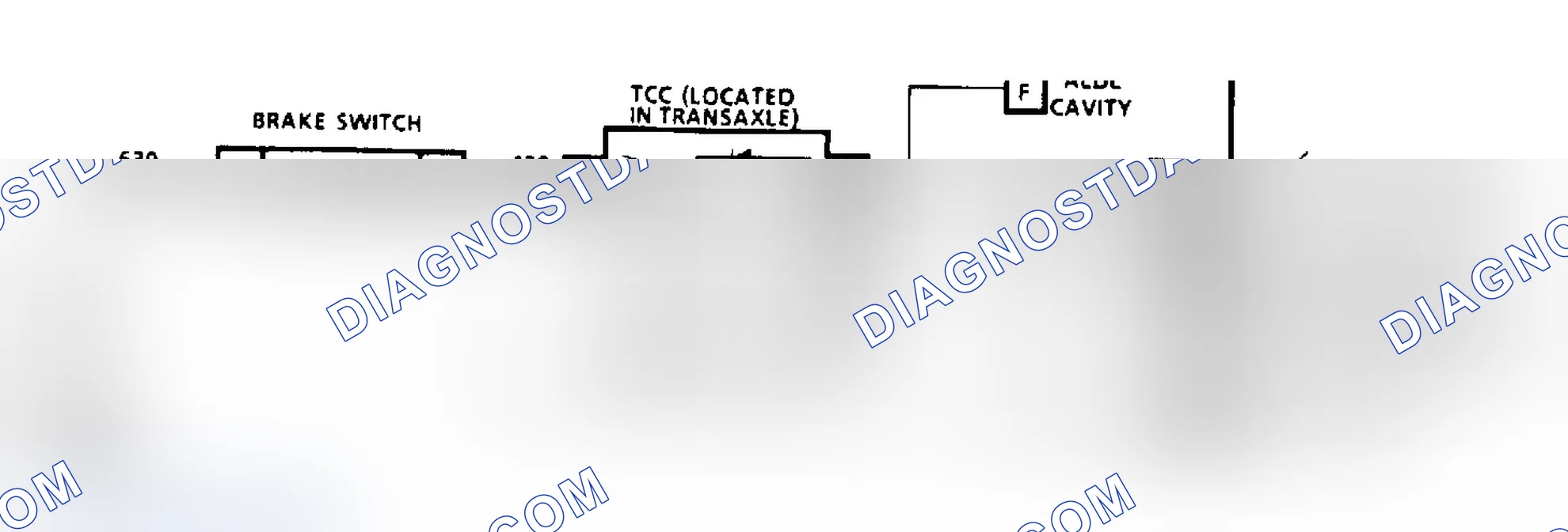 Scheme 449: Chart C8 Schematic, TCC (3.3L "A" Body W/ 125-C Trans.)