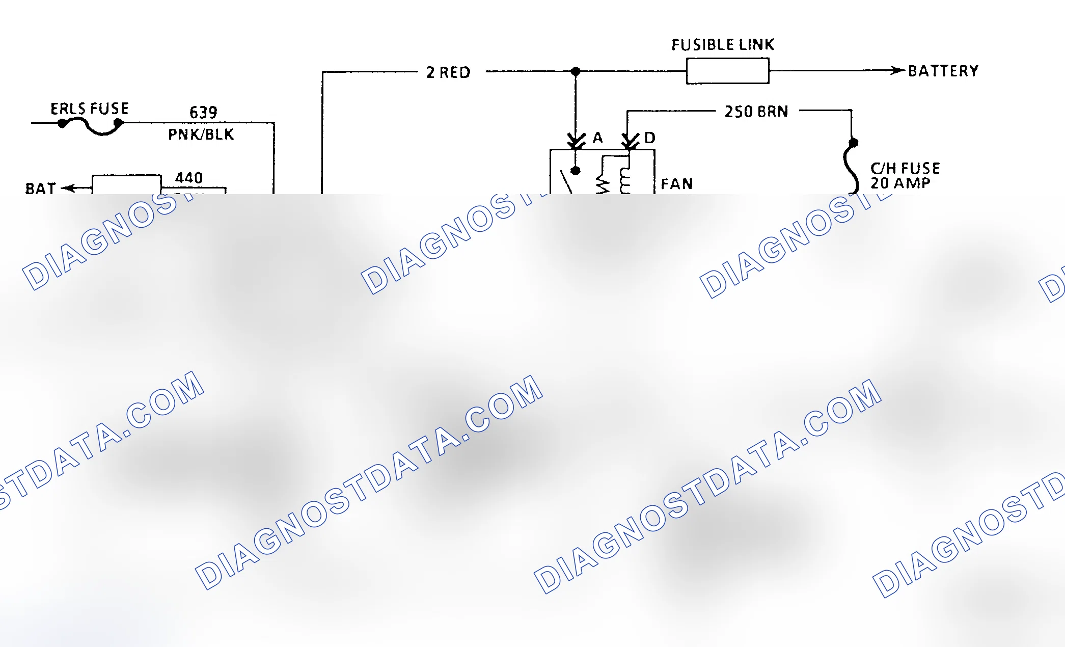 Scheme 167: Chart C12D, Schematic, Coolant Fan Check (A/C Equipped w/o Heavy Duty Cooling - 3.8L "A" Body)