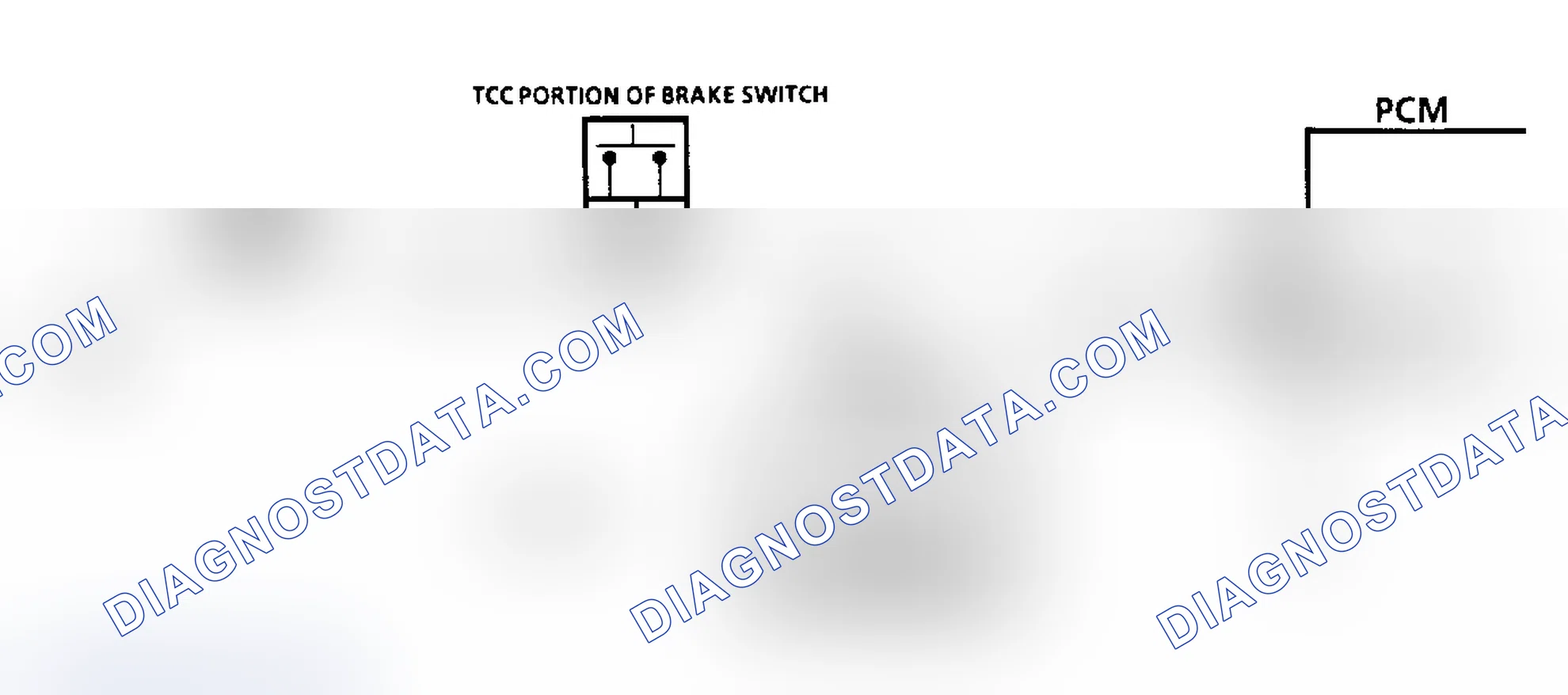 Scheme 284: CODE 38, Schematic, Brake Switch Circuit (3.8L)