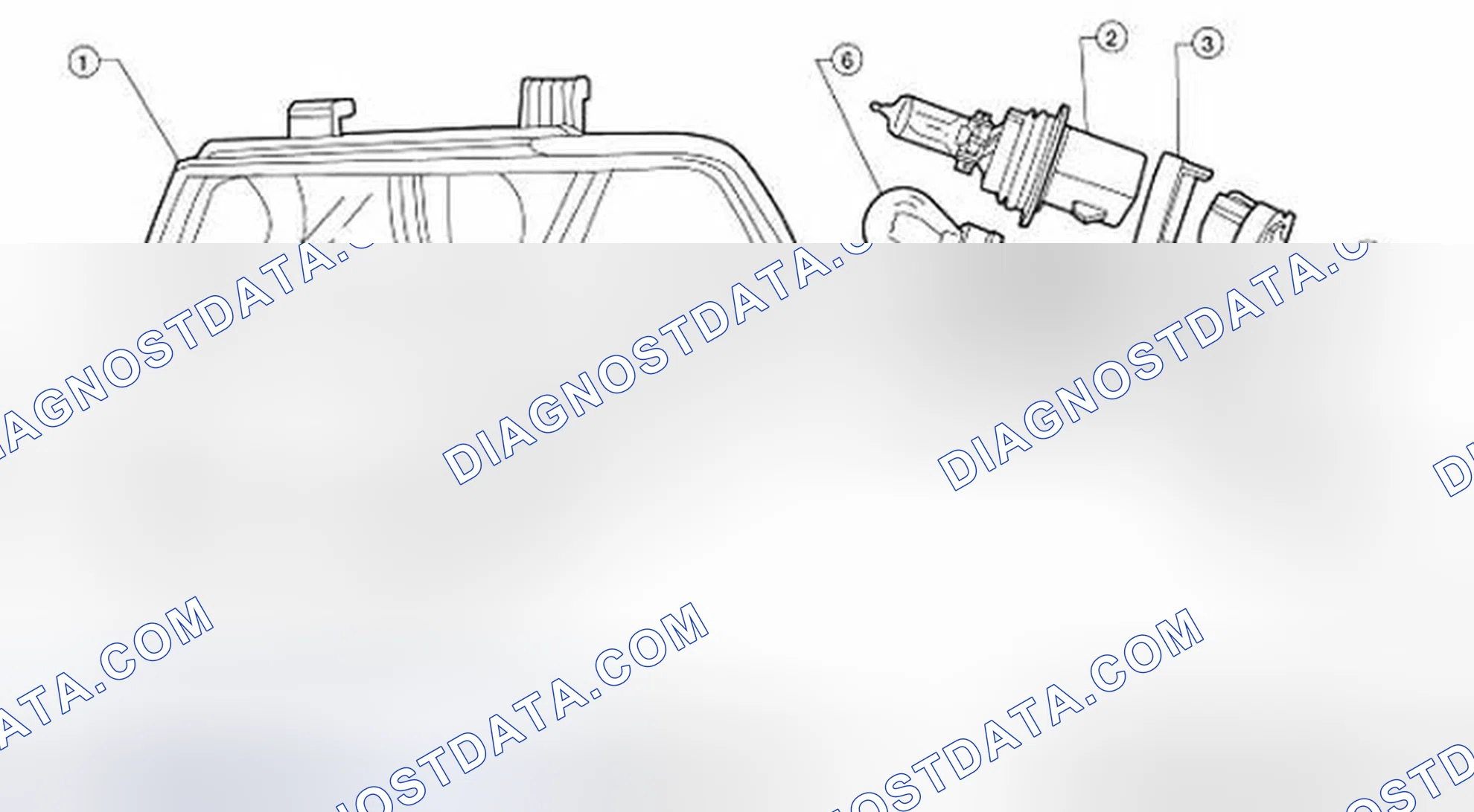 Scheme 26: Identifying Headlamp Components (For USA)