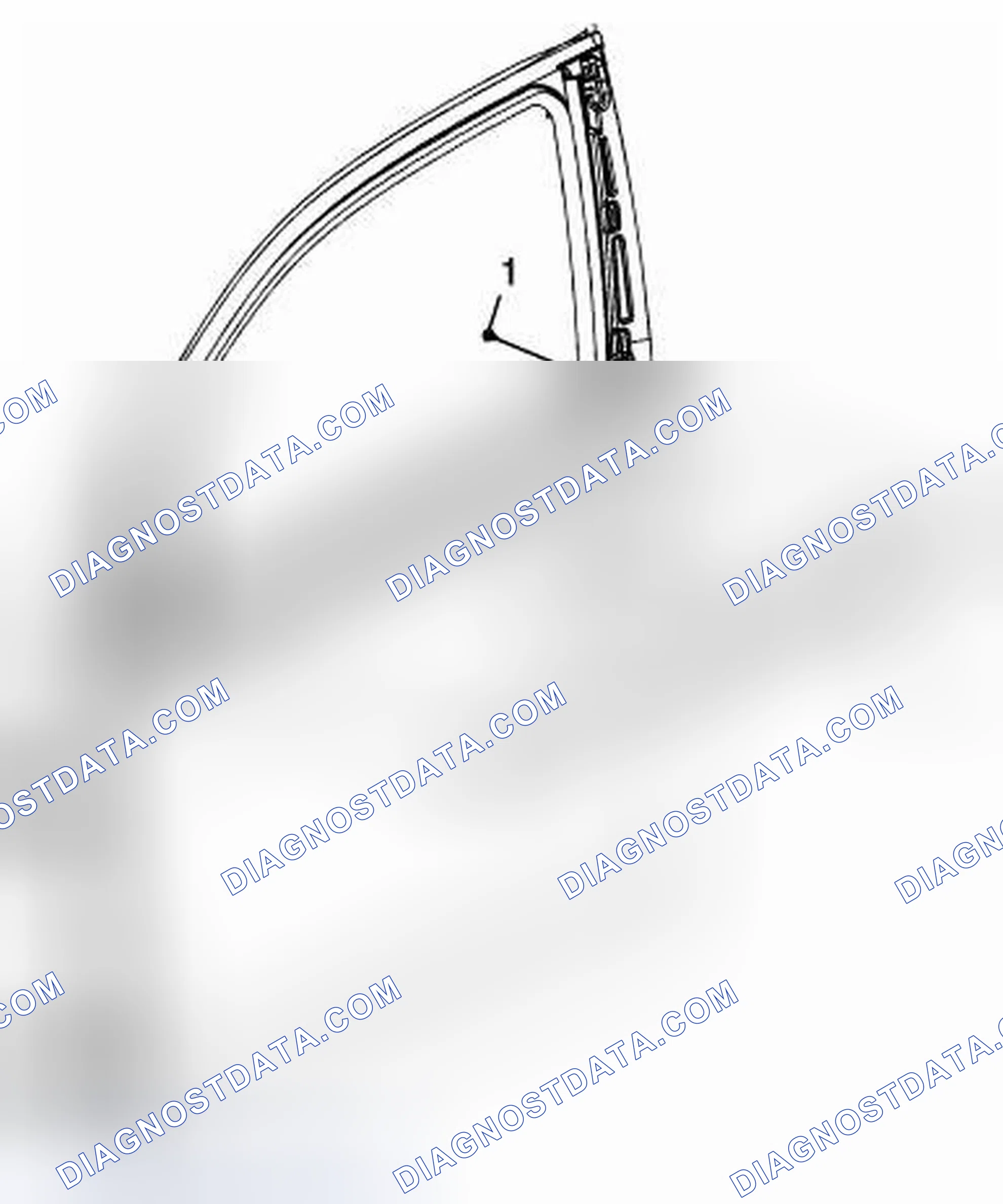 Scheme 19: Front Side Door Window Belt Reveal Molding Replacement