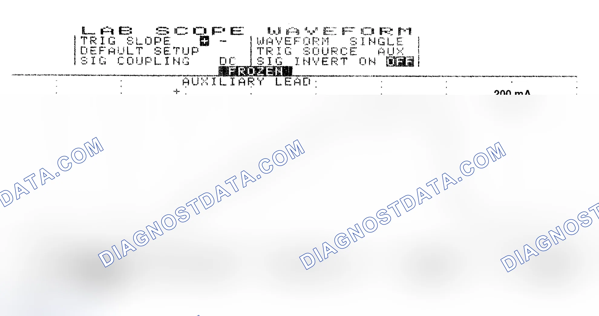 Scheme 13: Single Injector w/Normal Current Flow - Current Pattern