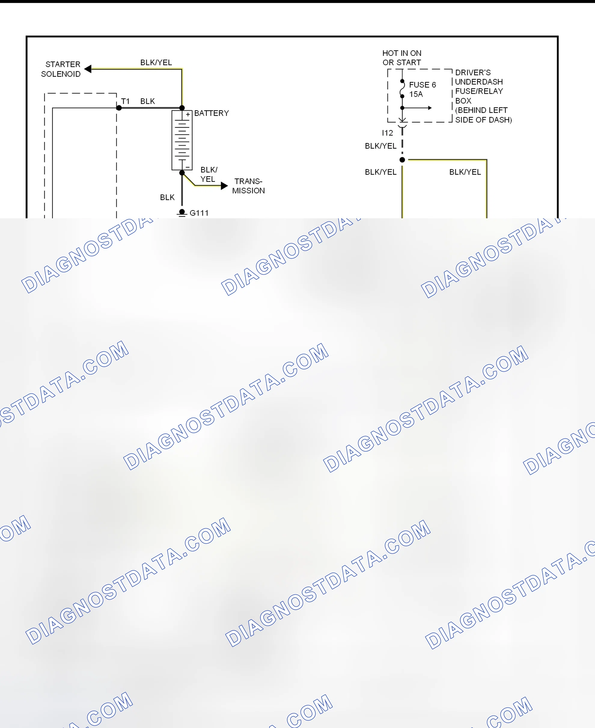 Scheme 1: Charging System Wiring Diagram (Accord 2.3L)