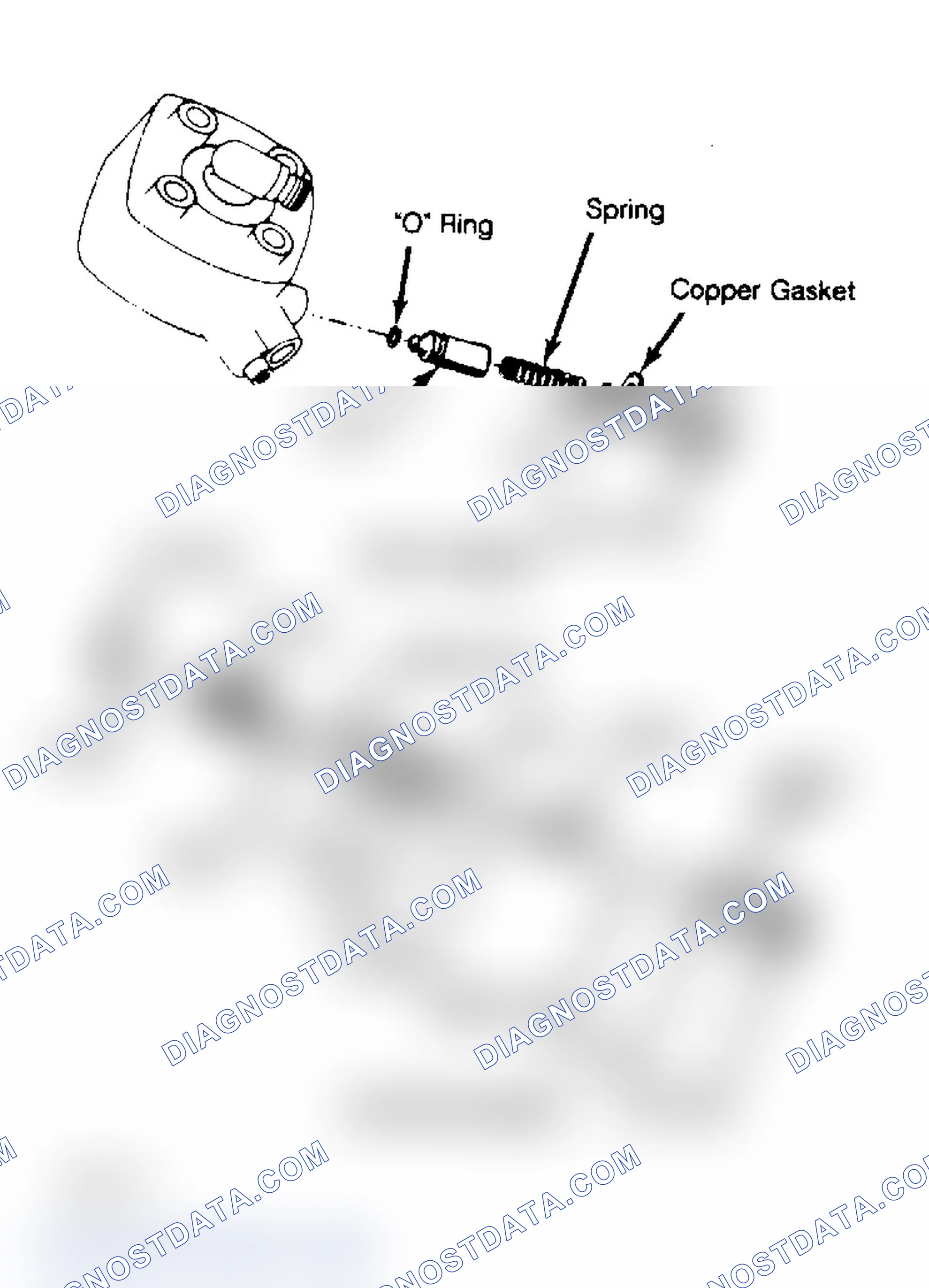 Scheme 35: Line Pressure Regulator Replace complete fuel distributor if piston is damaged.