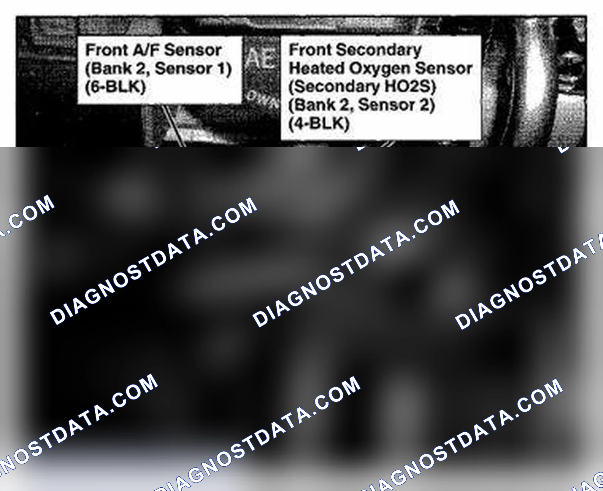 Scheme 421: Exhaust Manifold (Front Bank) Component Location (Photo 16)