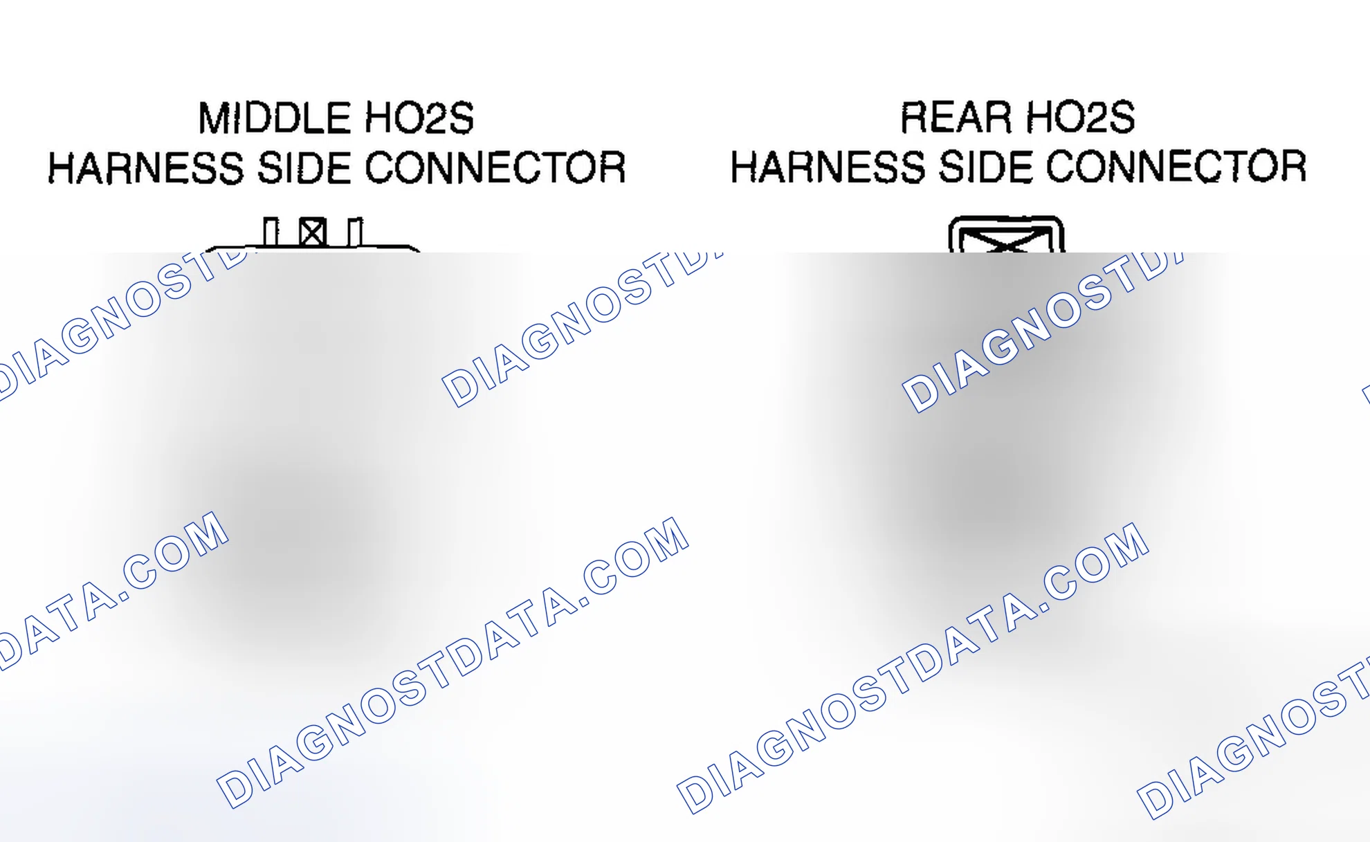 Scheme 63: Middle/rear HO2S circuit open/short inspection (heater)