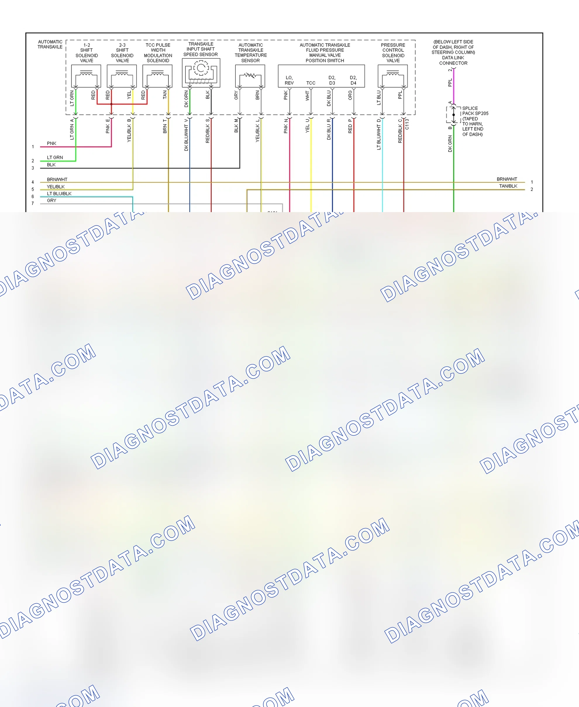 Scheme 114: PCM Wiring Diagram (Impala & Monte Carlo - 3.4L - 2 Of 4)