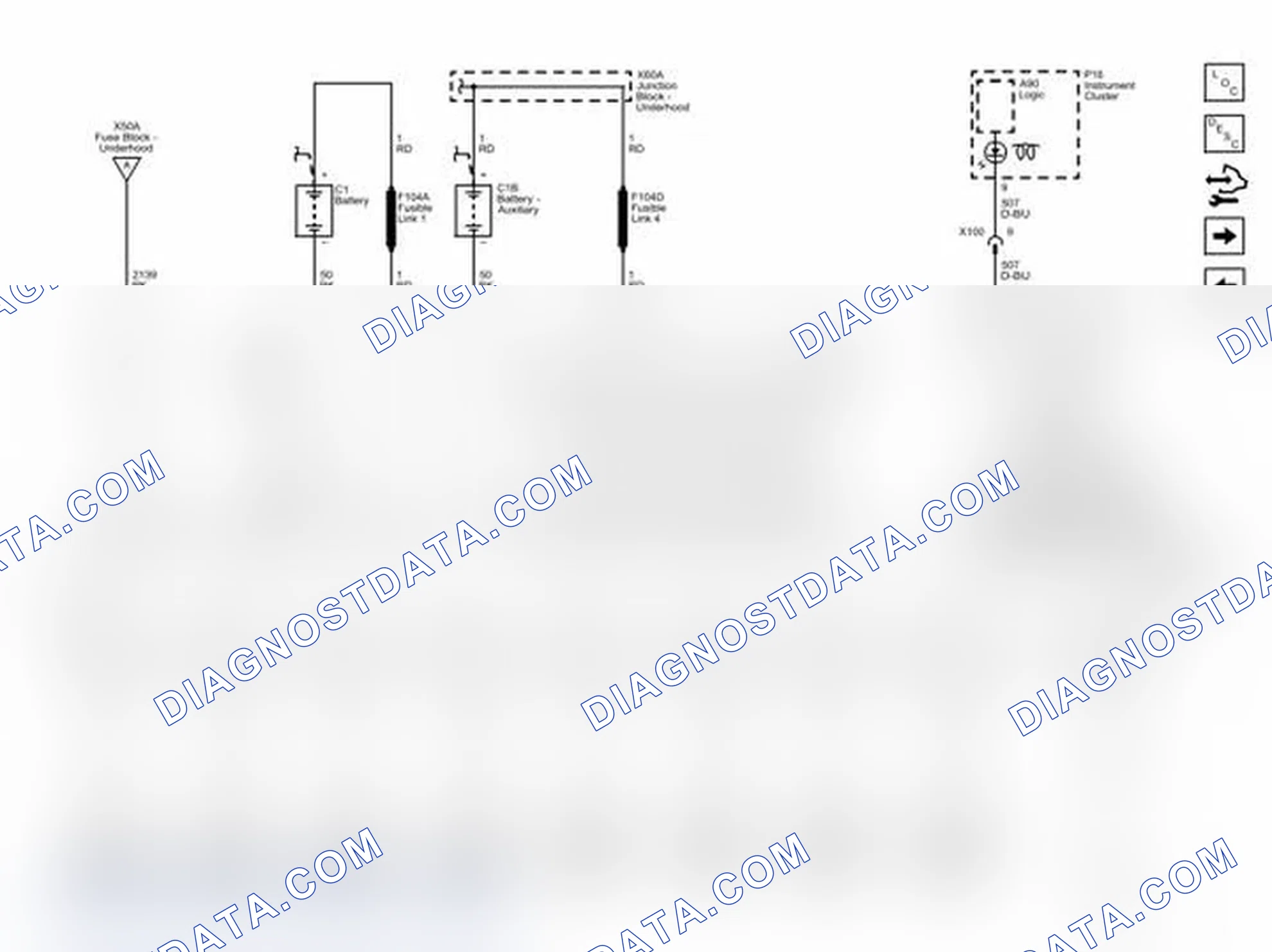 Scheme 40: Engine Data Sensors - Glow Plug Controls and Intake Air Heater
