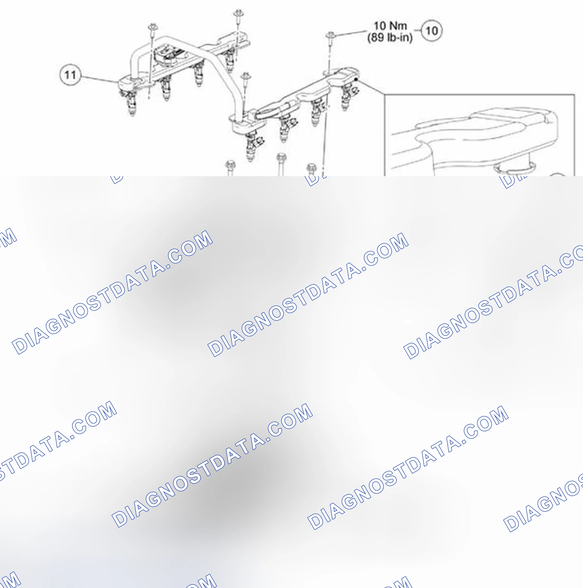 Scheme 800: Intake Manifold Assembly (View 2 of 3)