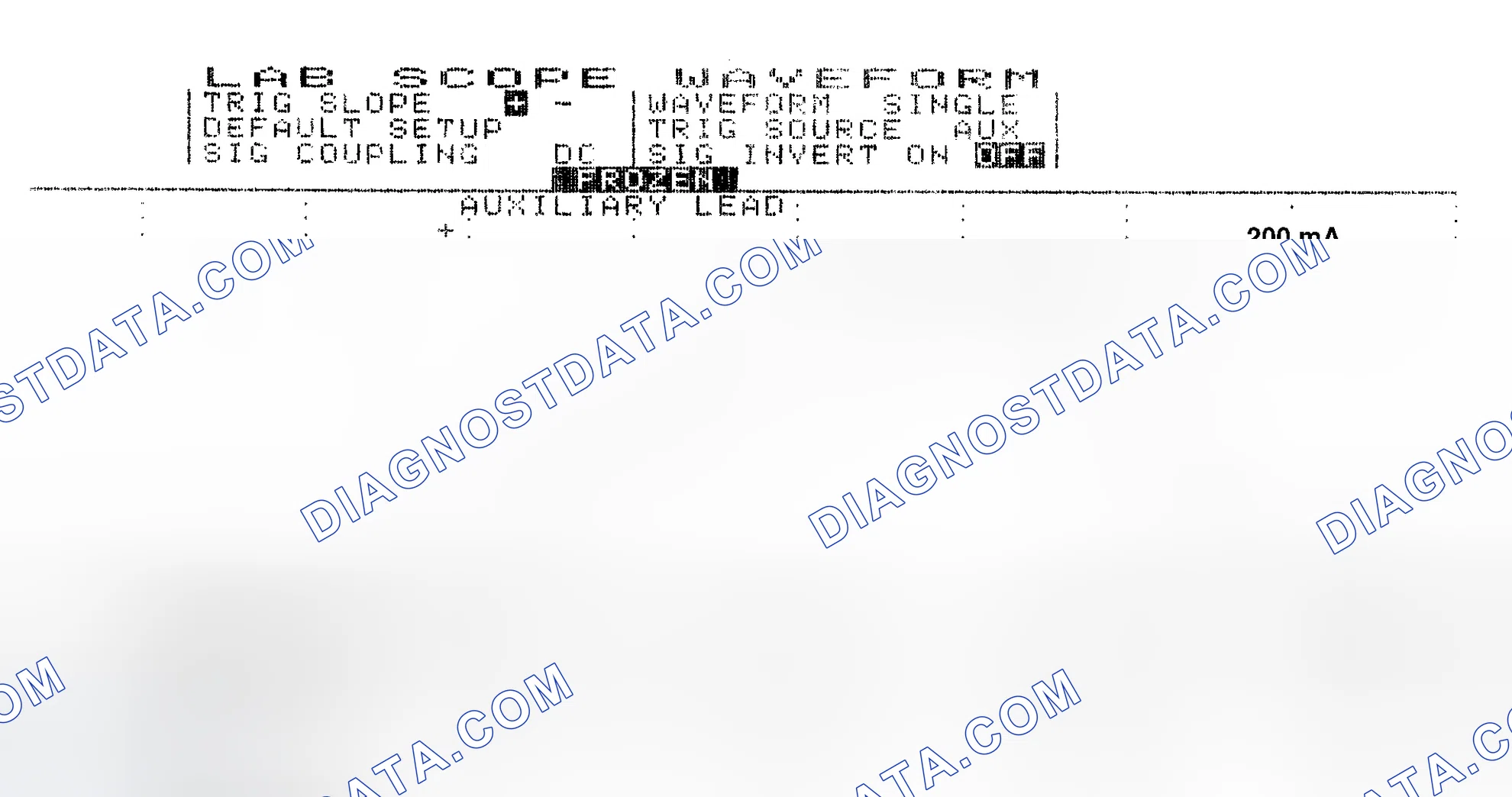 Scheme 13: Single Injector w/Normal Current Flow - Current Pattern