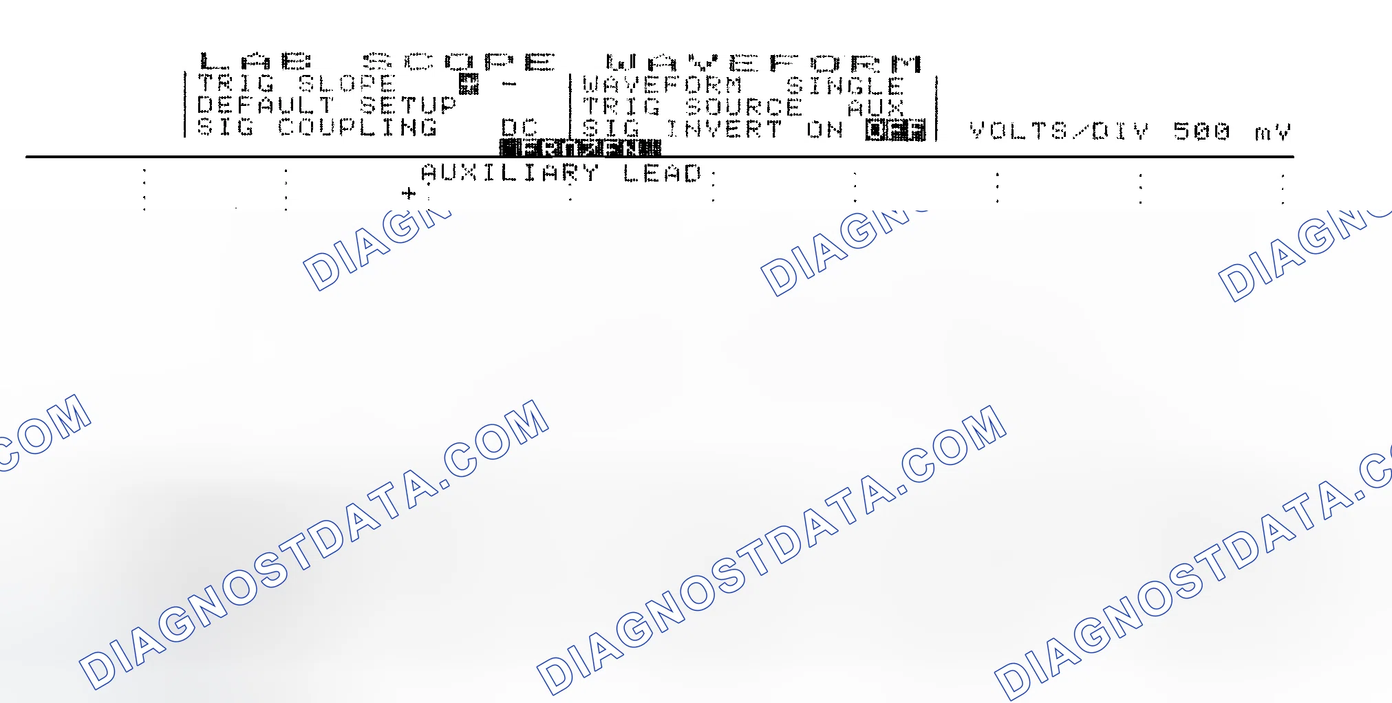 Scheme 14: Single Injector w/Excessive Current Flow - Current Pattern