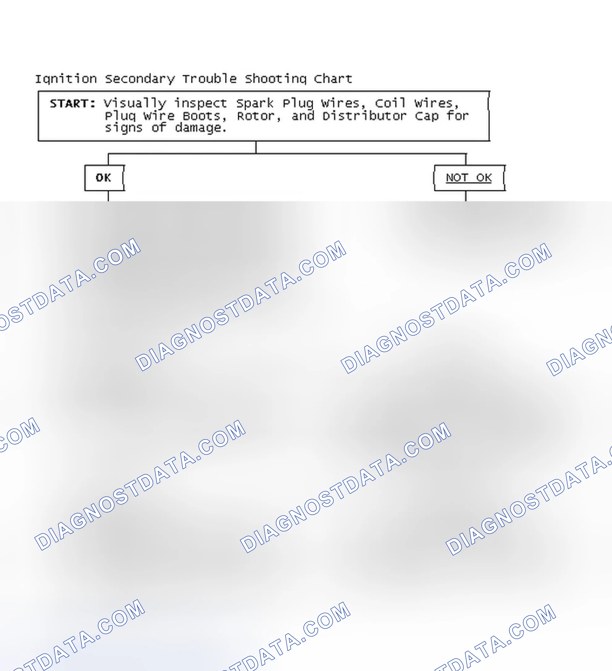 Scheme 1: Ignition Secondary Trouble Shooting Chart