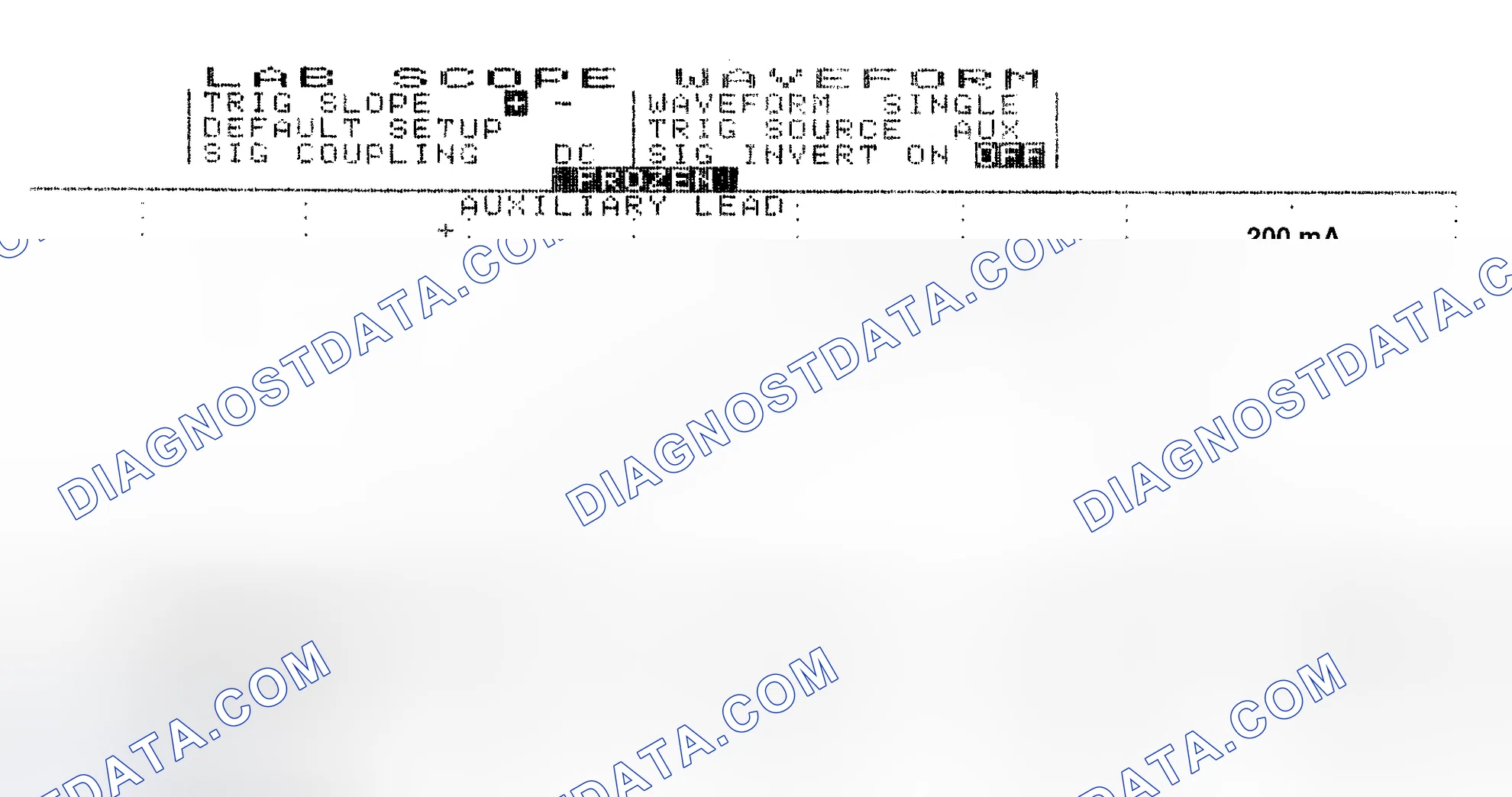 Scheme 13: Single Injector w/Normal Current Flow - Current Pattern