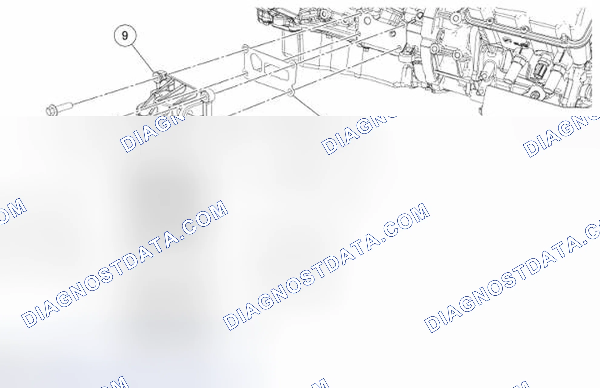 Scheme 672: Engine Lubrication Components - Exploded View
