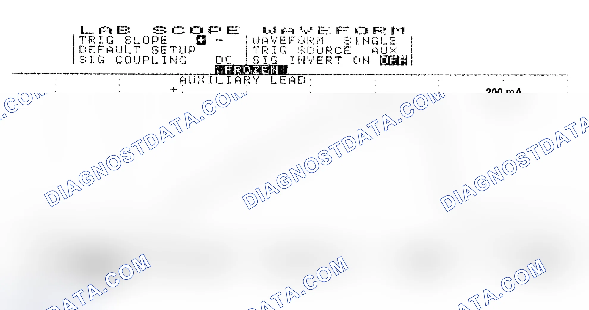 Scheme 13: Single Injector w/Normal Current Flow - Current Pattern