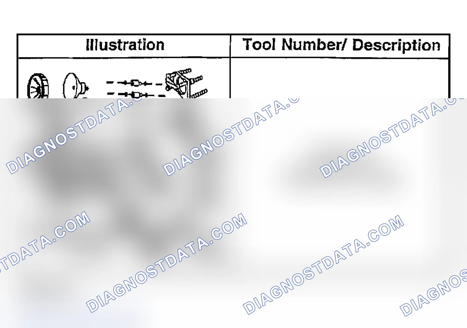 Scheme 191: Special Tools and Equipment
