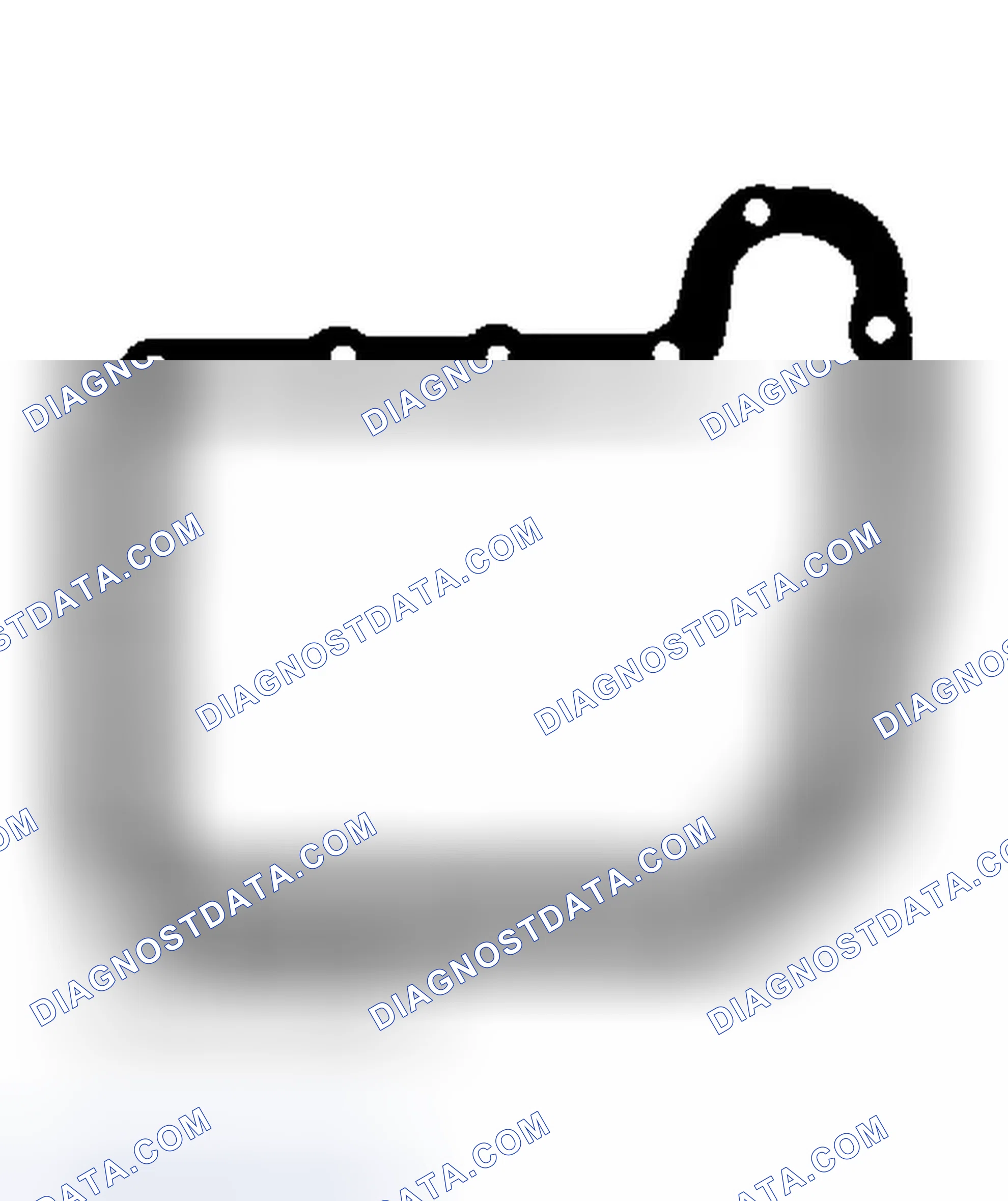 Scheme 12: Identifying Oil Pan Gasket (CD4E)