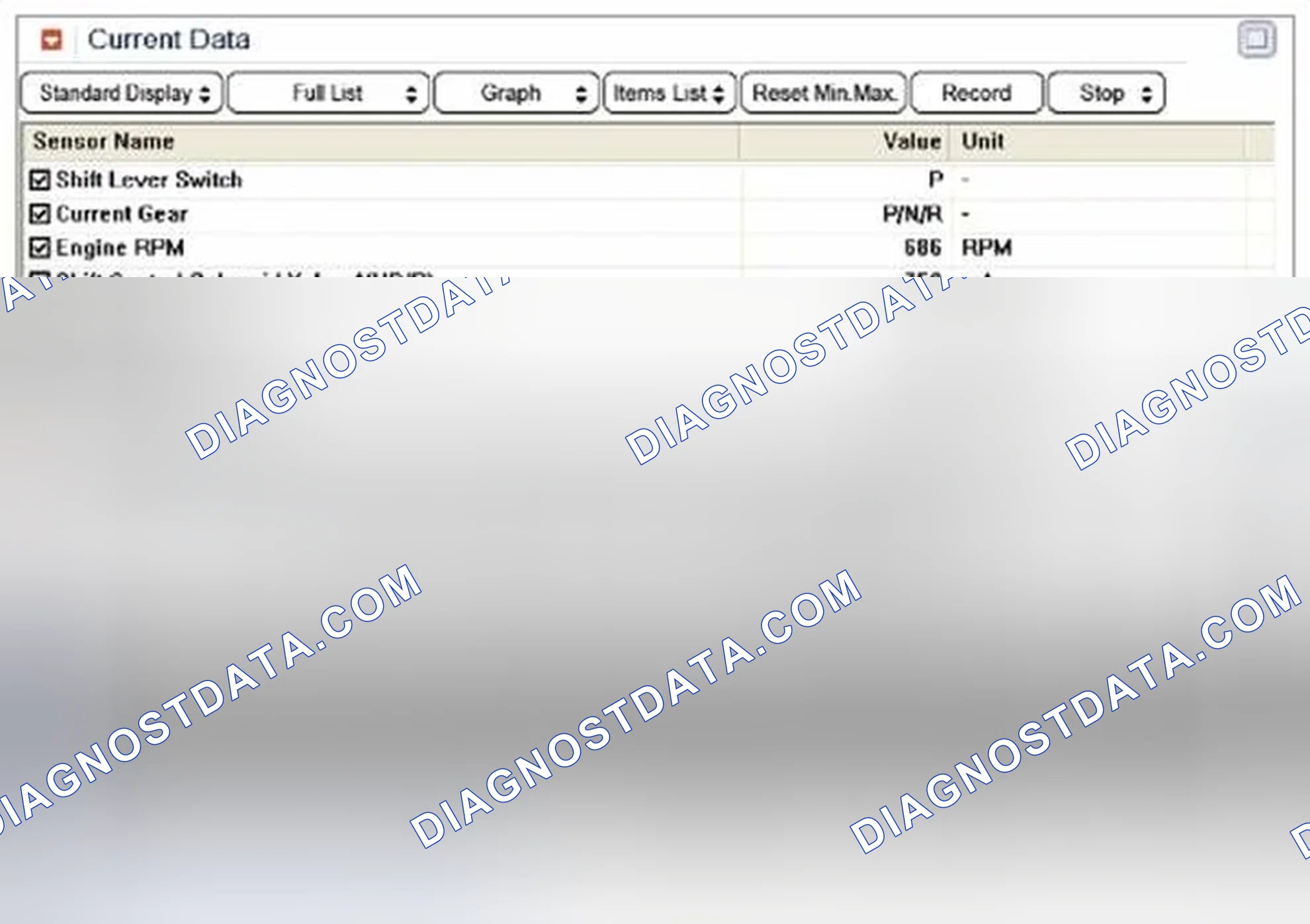 Scheme 828: Monitor Scantool Data