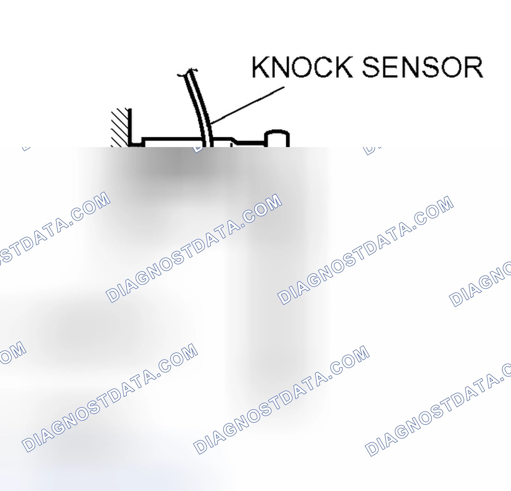 Scheme 8: >>A<< KNOCK SENSOR INSTALLATION