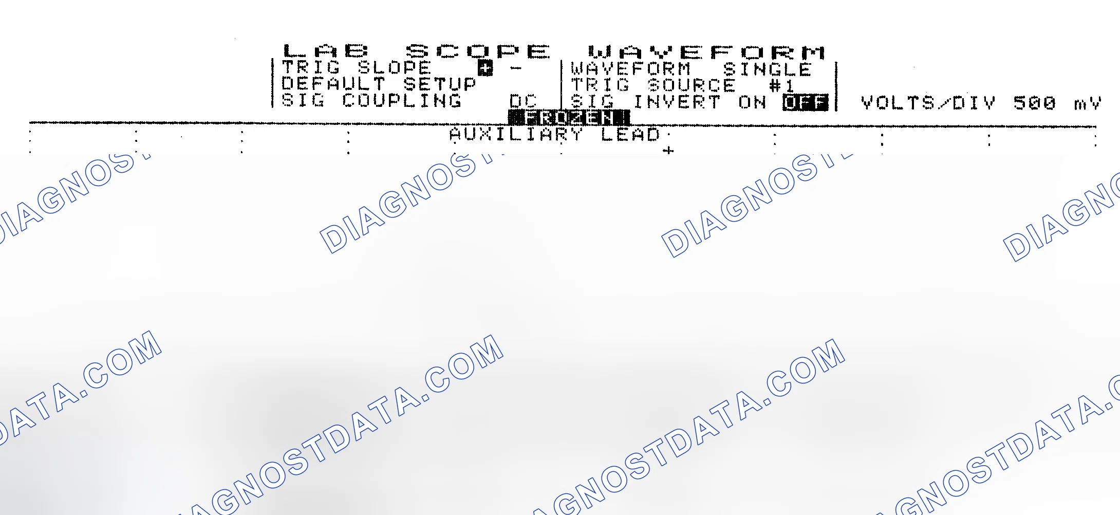 Scheme 10: Single Injector w/Excessive Current Flow - Current Pattern