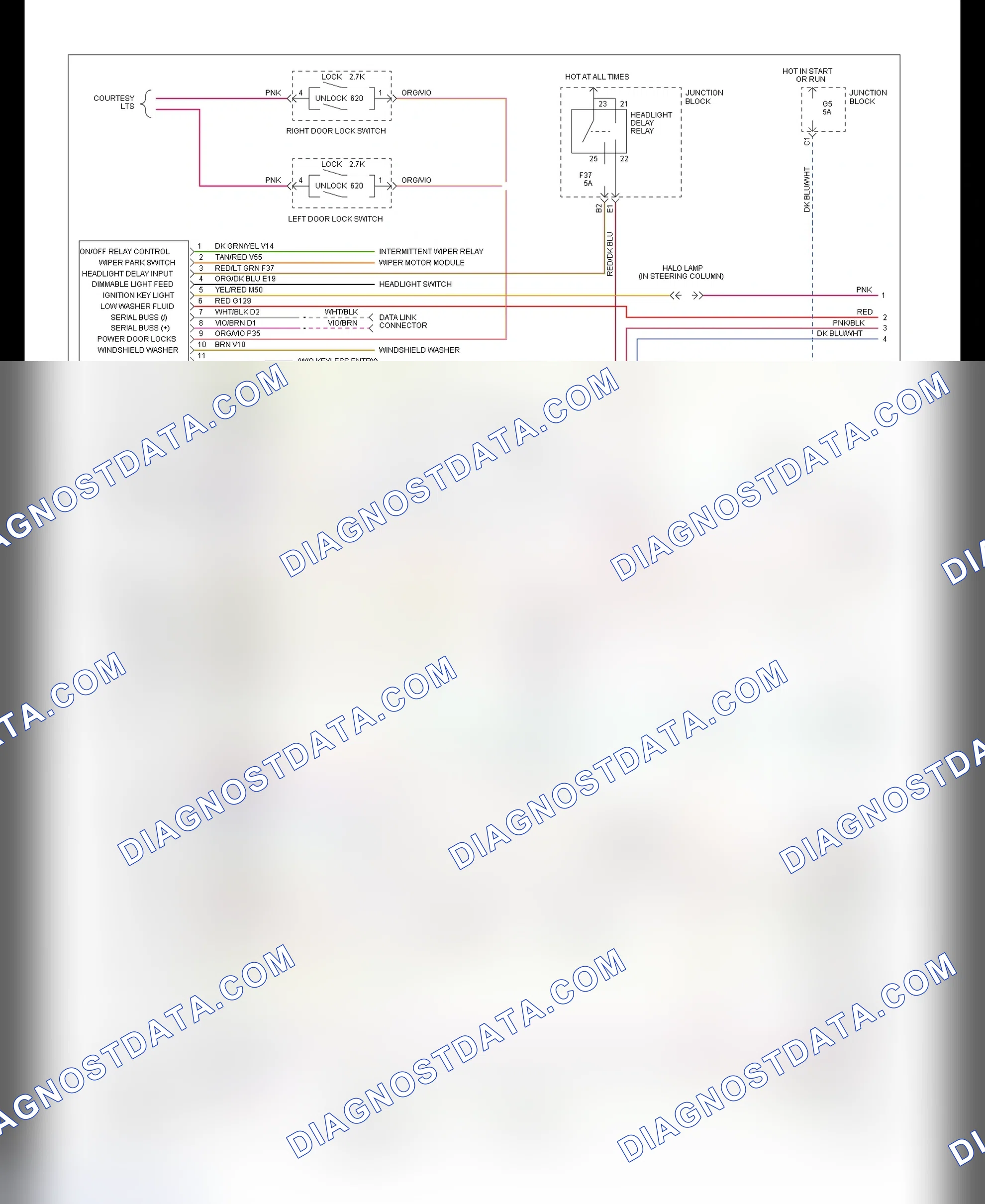 Scheme 68: BCM Wiring Diagram (All Models - 1 Of 2)